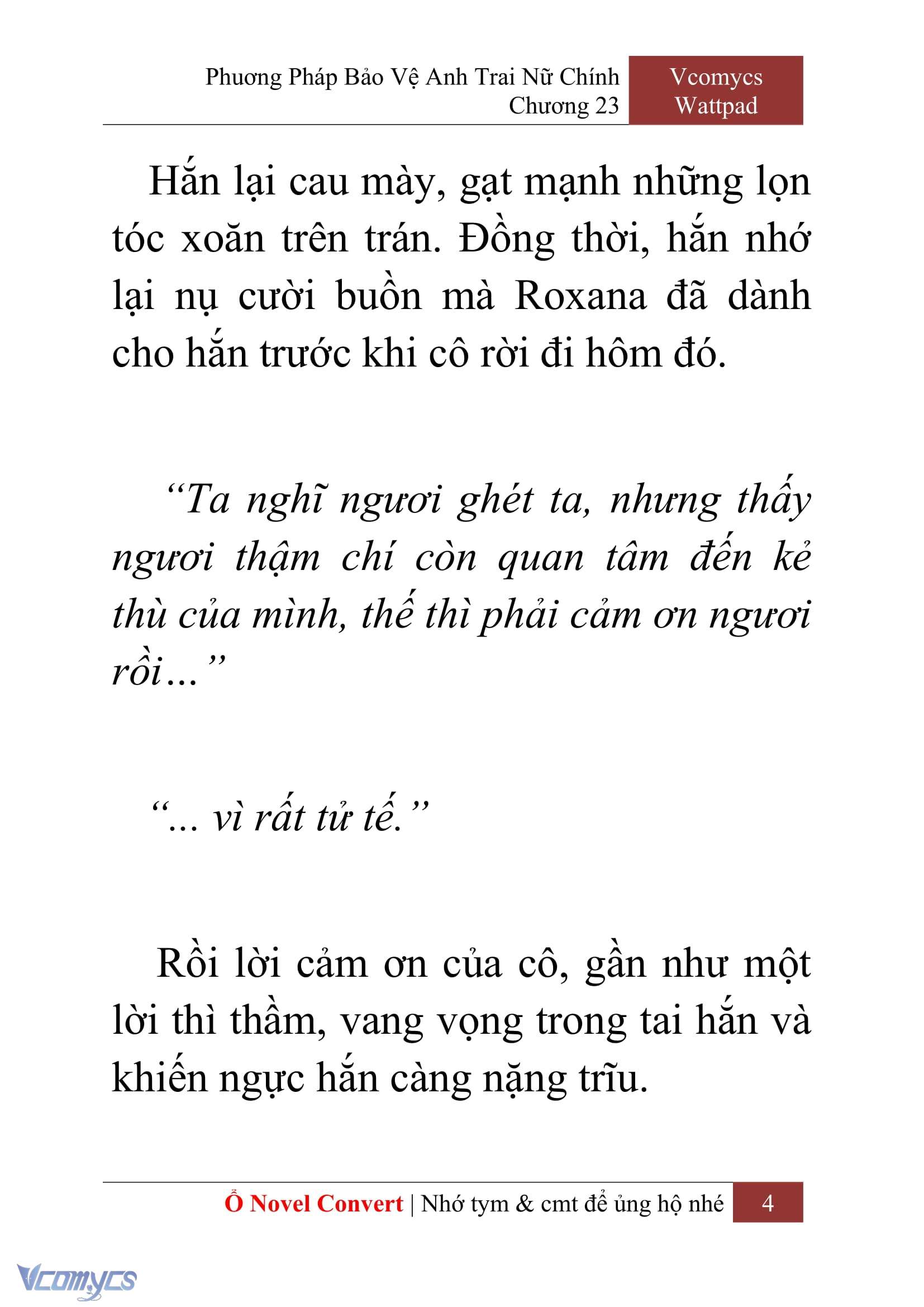 [Novel] Phương Pháp Bảo Vệ Anh Trai Nữ Chính Chap 23 - Trang 2
