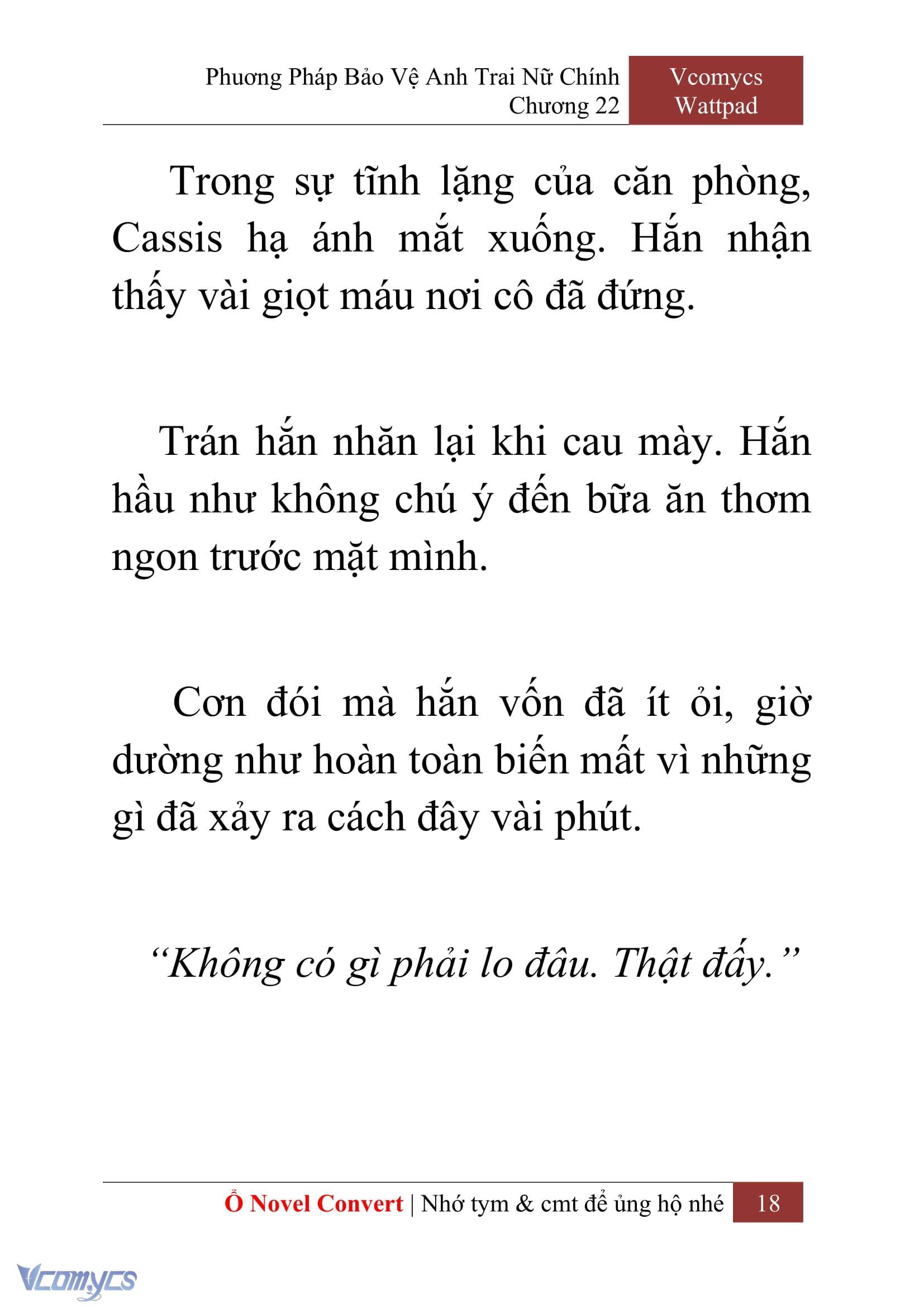 [Novel] Phương Pháp Bảo Vệ Anh Trai Nữ Chính Chap 22 - Trang 2