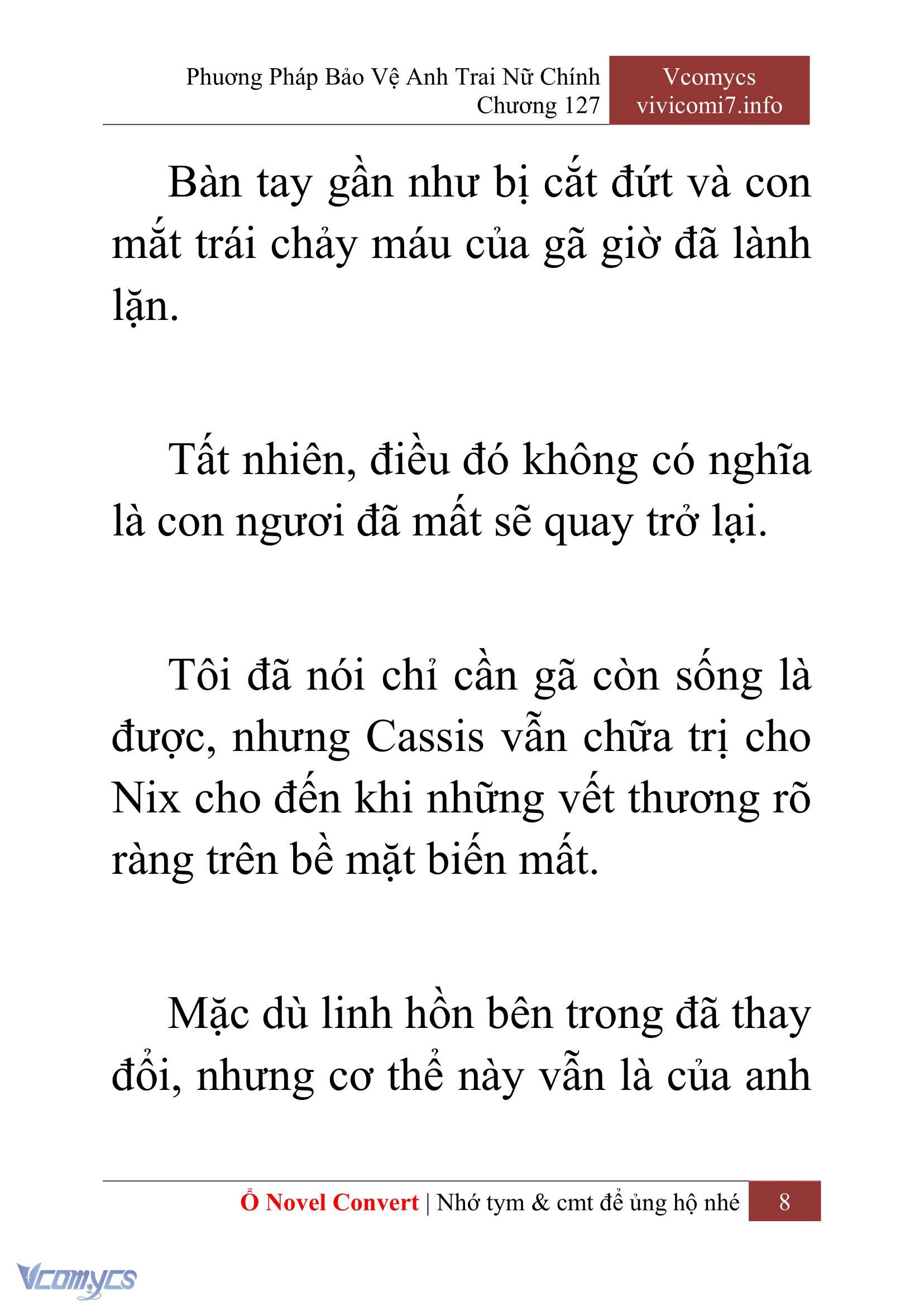 [Novel] Phương Pháp Bảo Vệ Anh Trai Nữ Chính Chap 127 - Trang 2
