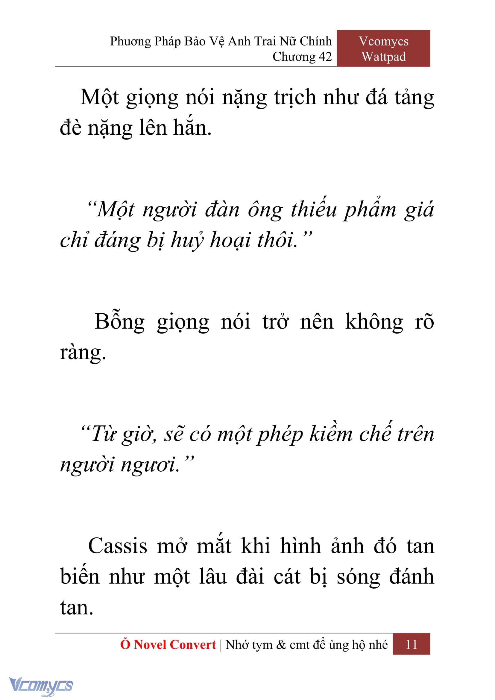 [Novel] Phương Pháp Bảo Vệ Anh Trai Nữ Chính Chap 42 - Trang 2