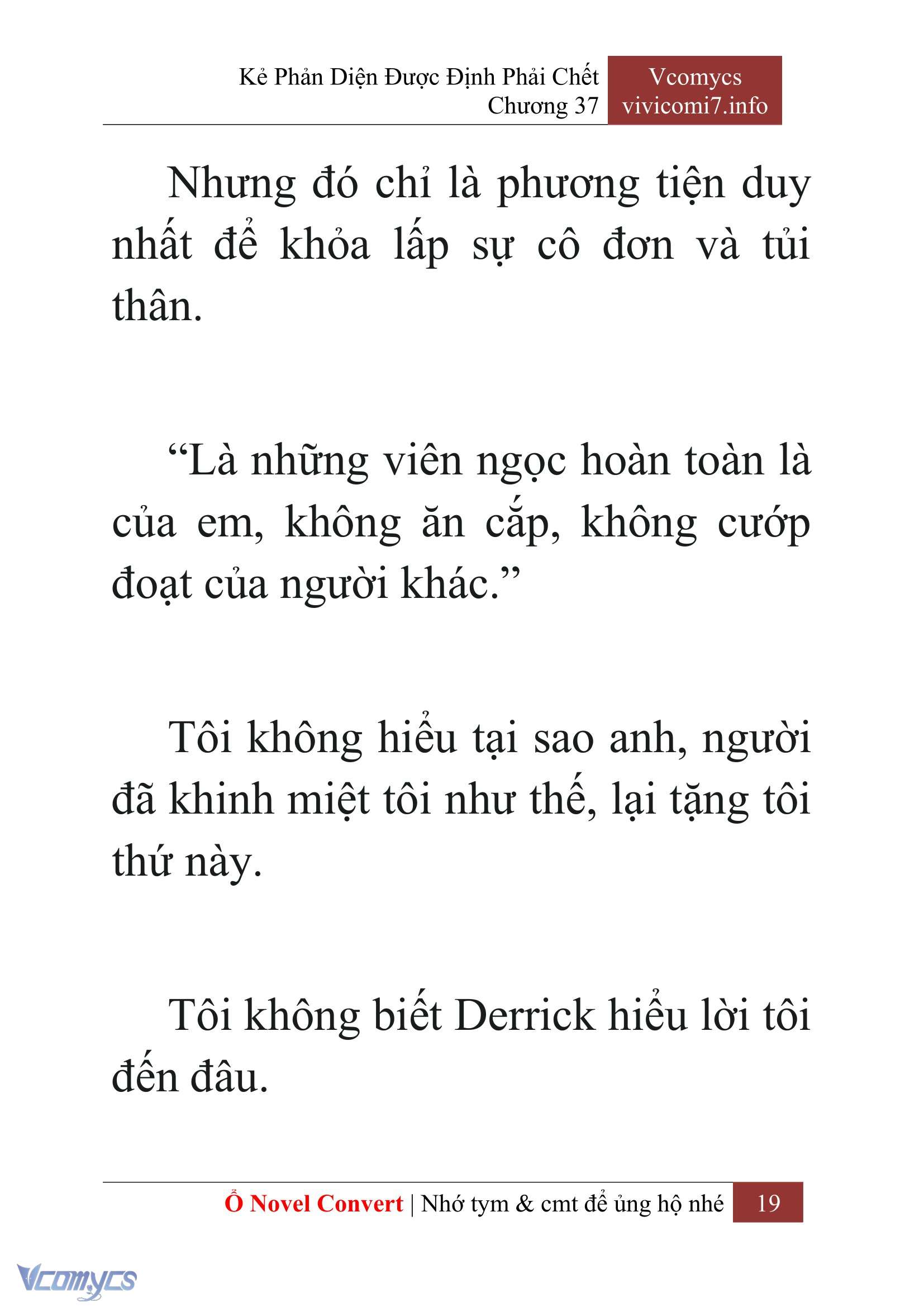[Novel] Kẻ Phản Diện Được Định Phải Chết Chap 37 - Trang 2
