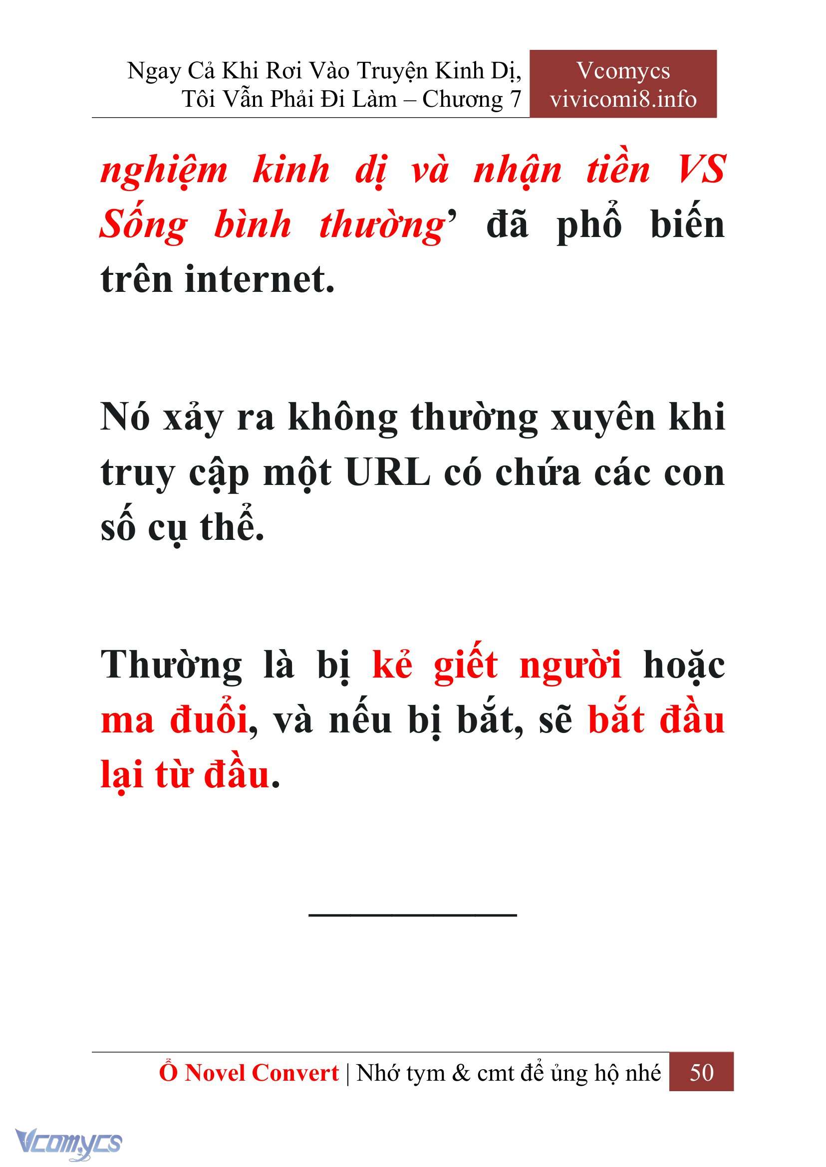 [Novel] Ngay Cả Khi Rơi Vào Truyện Kinh Dị, Tôi Vẫn Phải Đi Làm Chap 7 - Trang 2