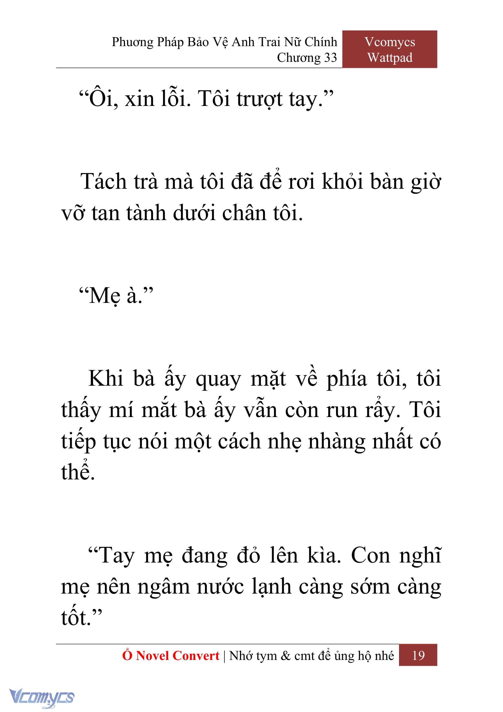 [Novel] Phương Pháp Bảo Vệ Anh Trai Nữ Chính Chap 33 - Trang 2