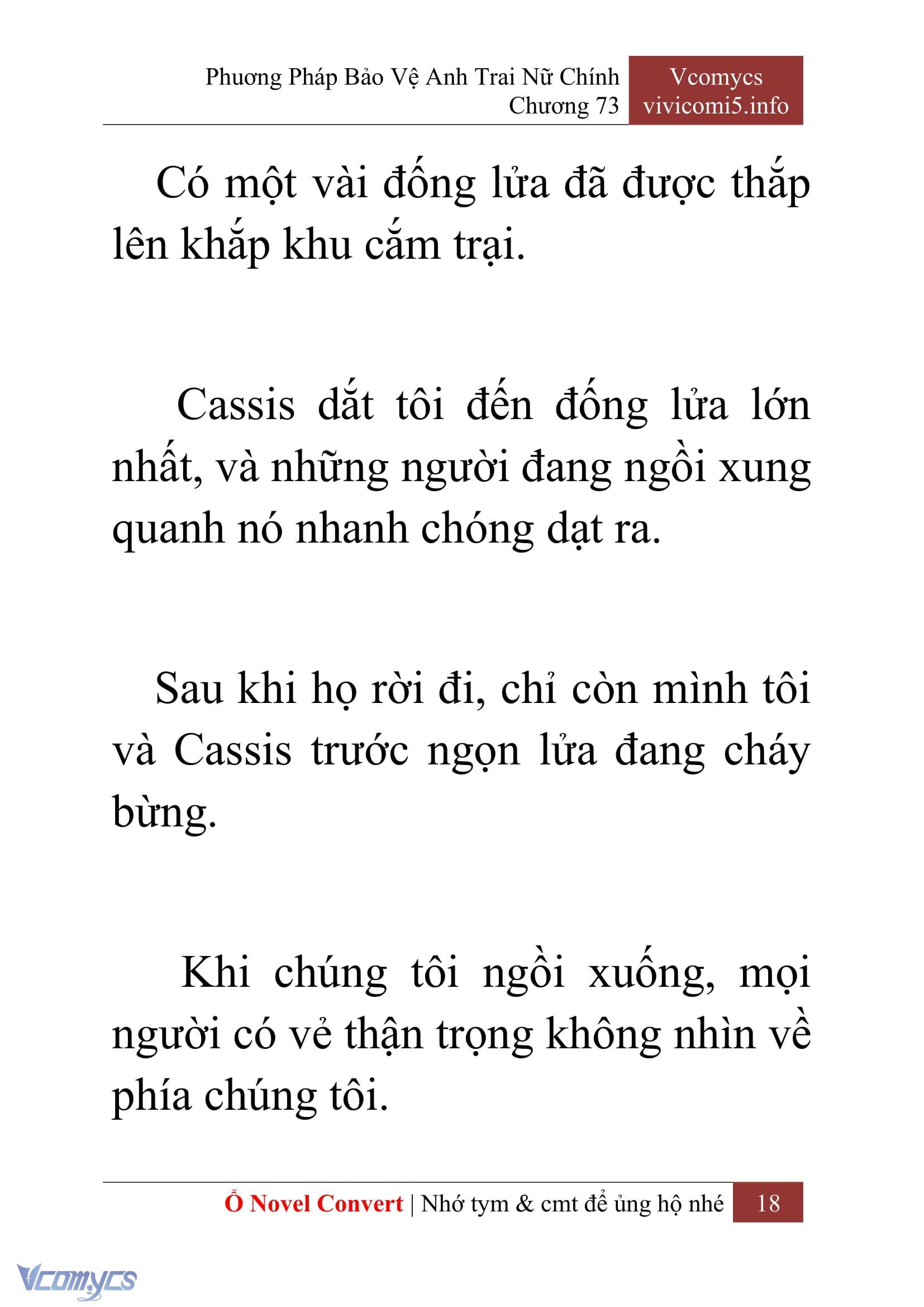 [Novel] Phương Pháp Bảo Vệ Anh Trai Nữ Chính Chap 73 - Trang 2