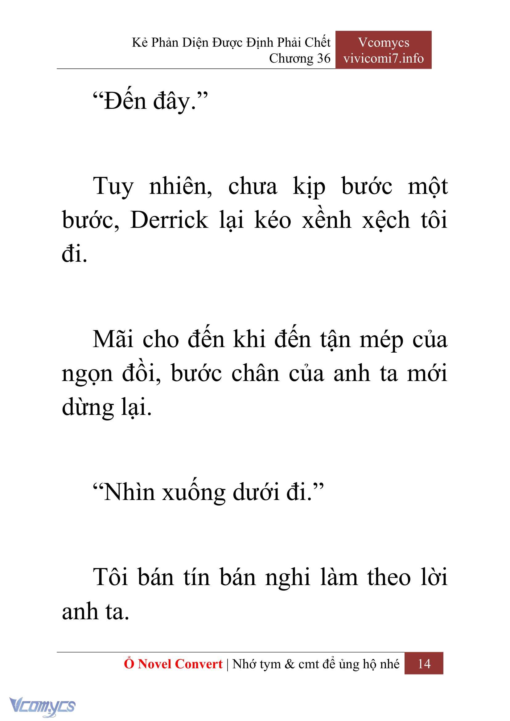 [Novel] Kẻ Phản Diện Được Định Phải Chết Chap 36 - Trang 2