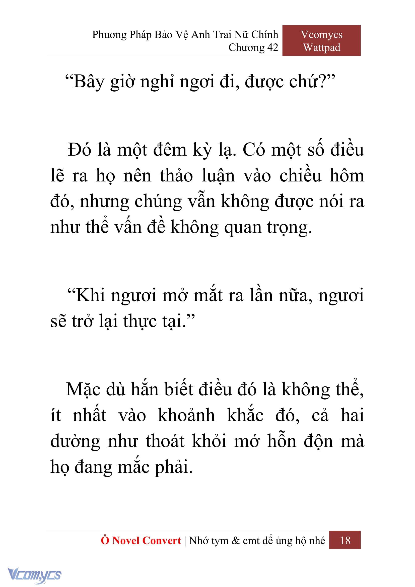 [Novel] Phương Pháp Bảo Vệ Anh Trai Nữ Chính Chap 42 - Trang 2