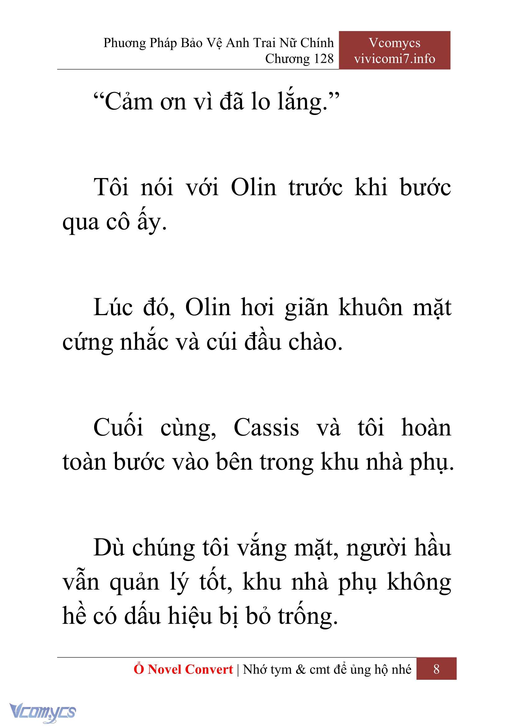 [Novel] Phương Pháp Bảo Vệ Anh Trai Nữ Chính Chap 128 - Trang 2