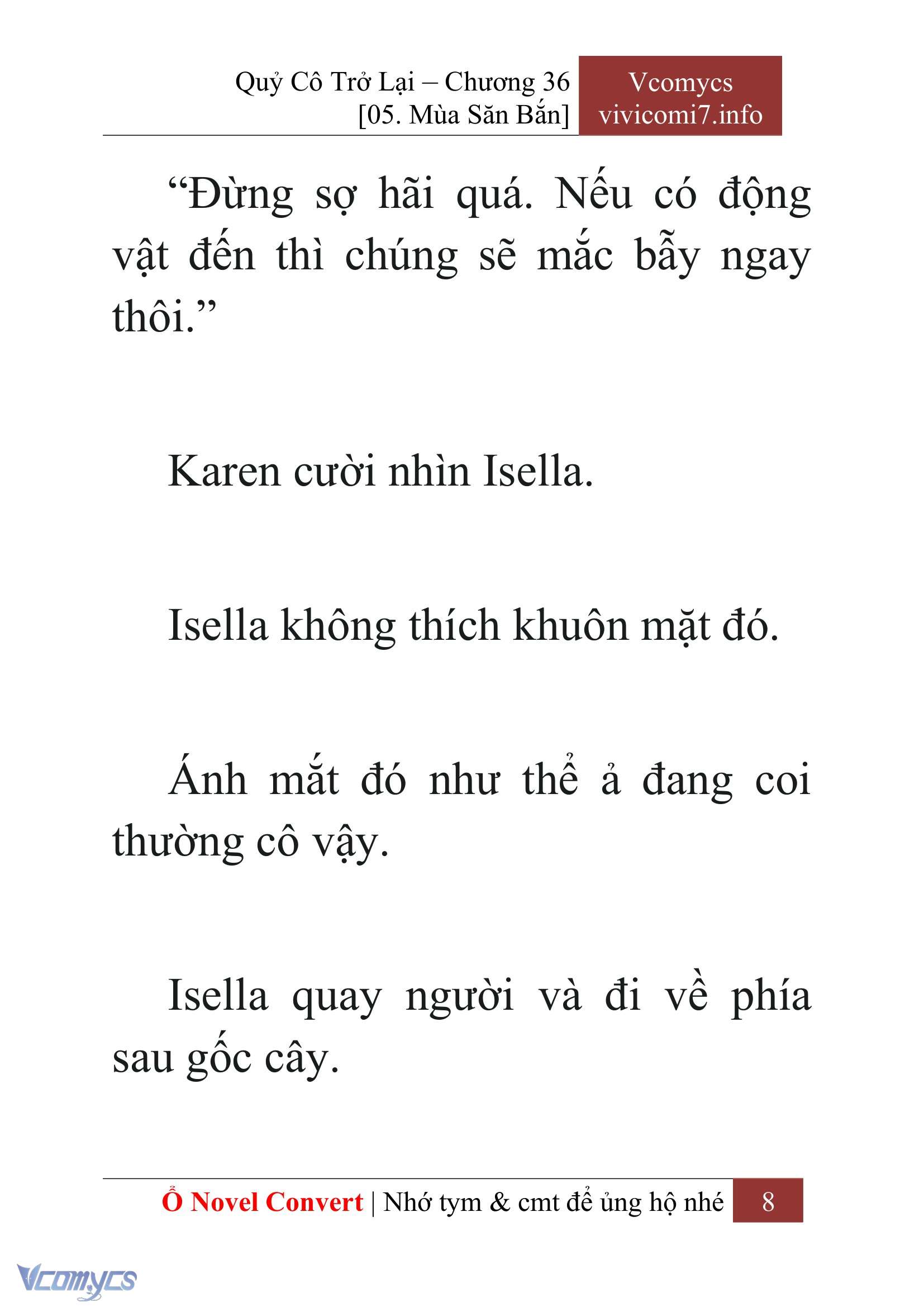 [Novel] Quý Cô Trở Lại Chap 36 - Trang 2