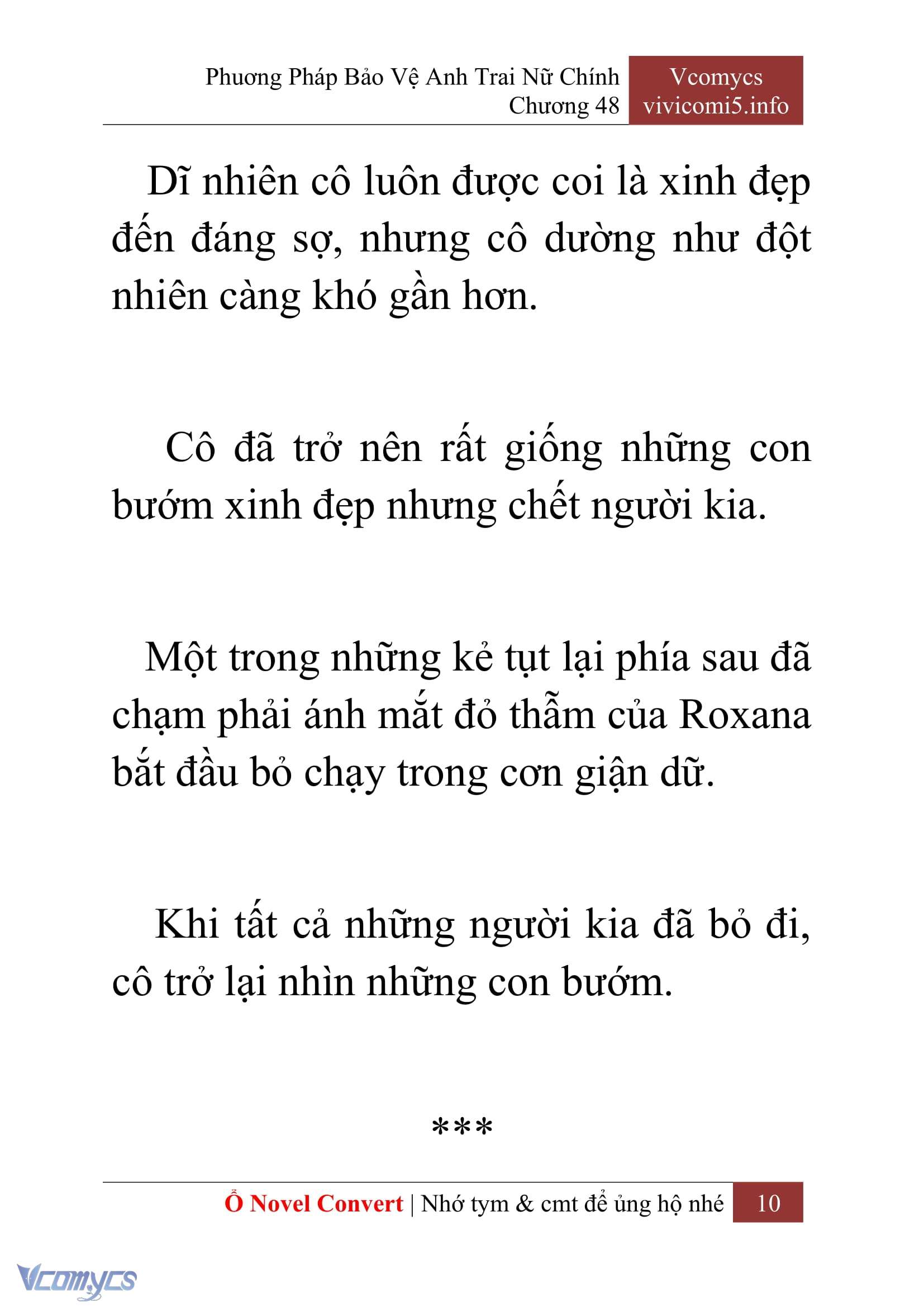 [Novel] Phương Pháp Bảo Vệ Anh Trai Nữ Chính Chap 48 - Trang 2