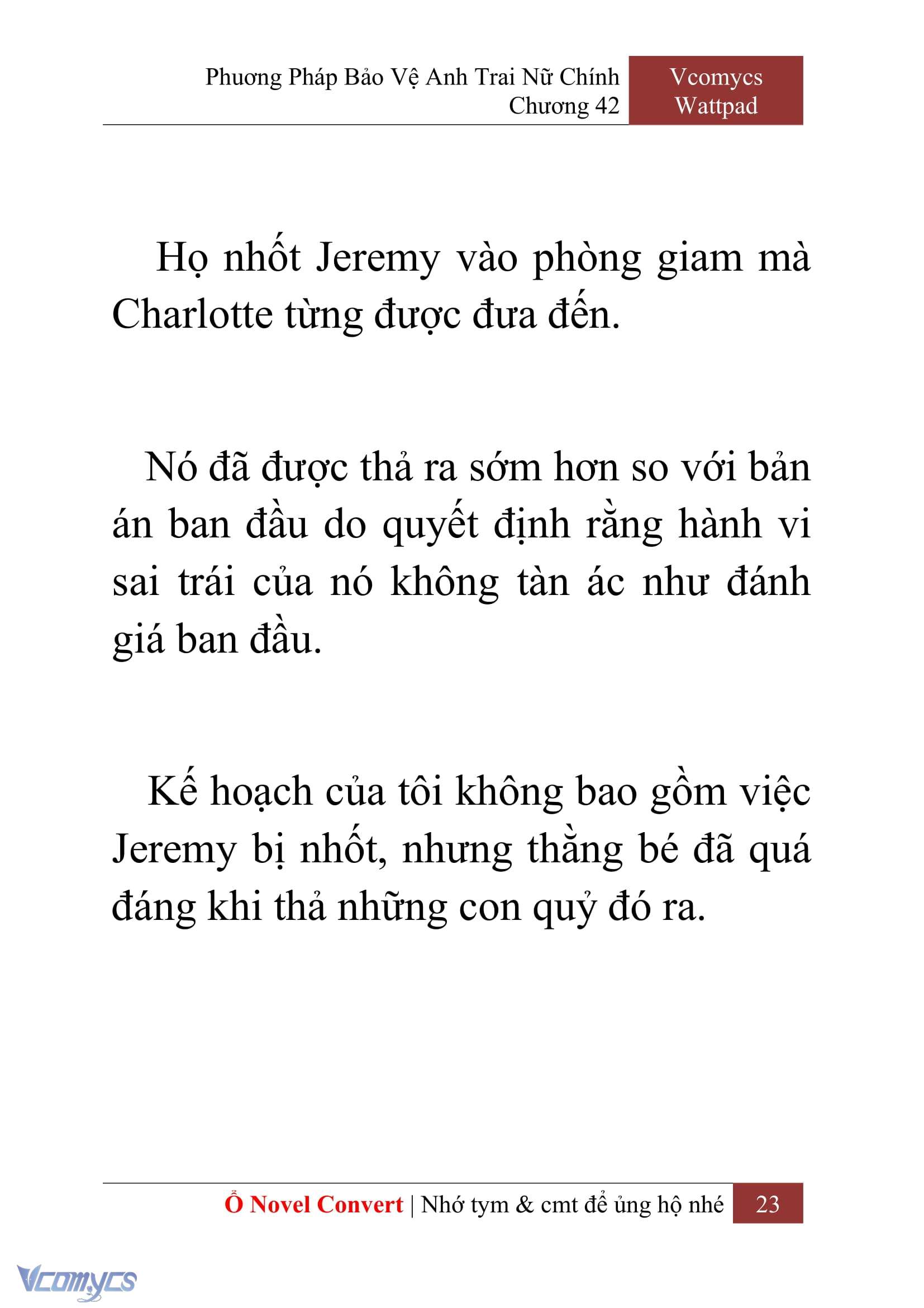 [Novel] Phương Pháp Bảo Vệ Anh Trai Nữ Chính Chap 42 - Trang 2