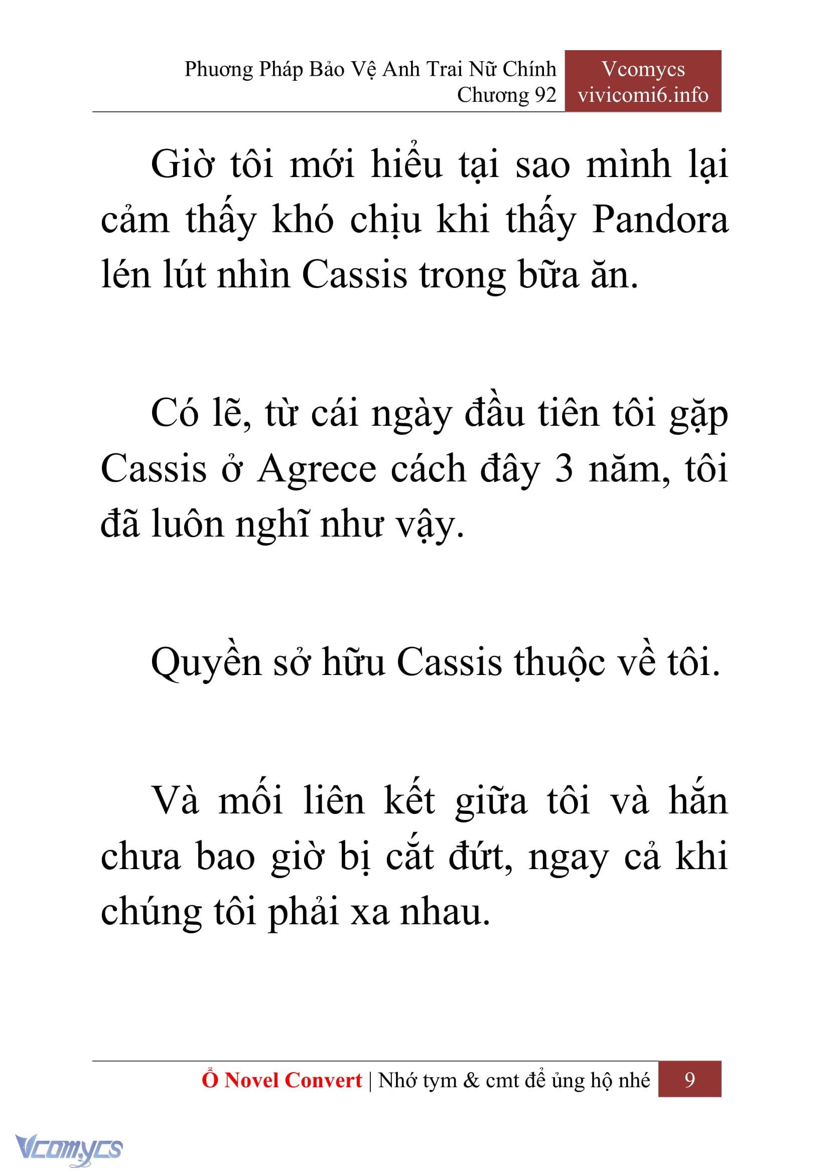 [Novel] Phương Pháp Bảo Vệ Anh Trai Nữ Chính Chap 92 - Trang 2