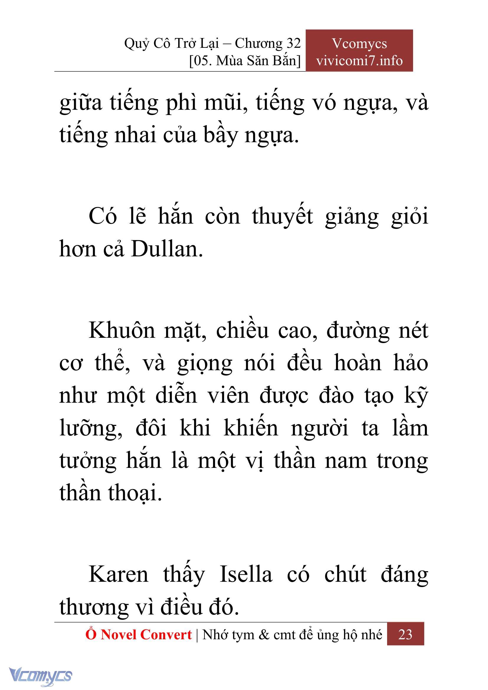[Novel] Quý Cô Trở Lại Chap 32 - Trang 2