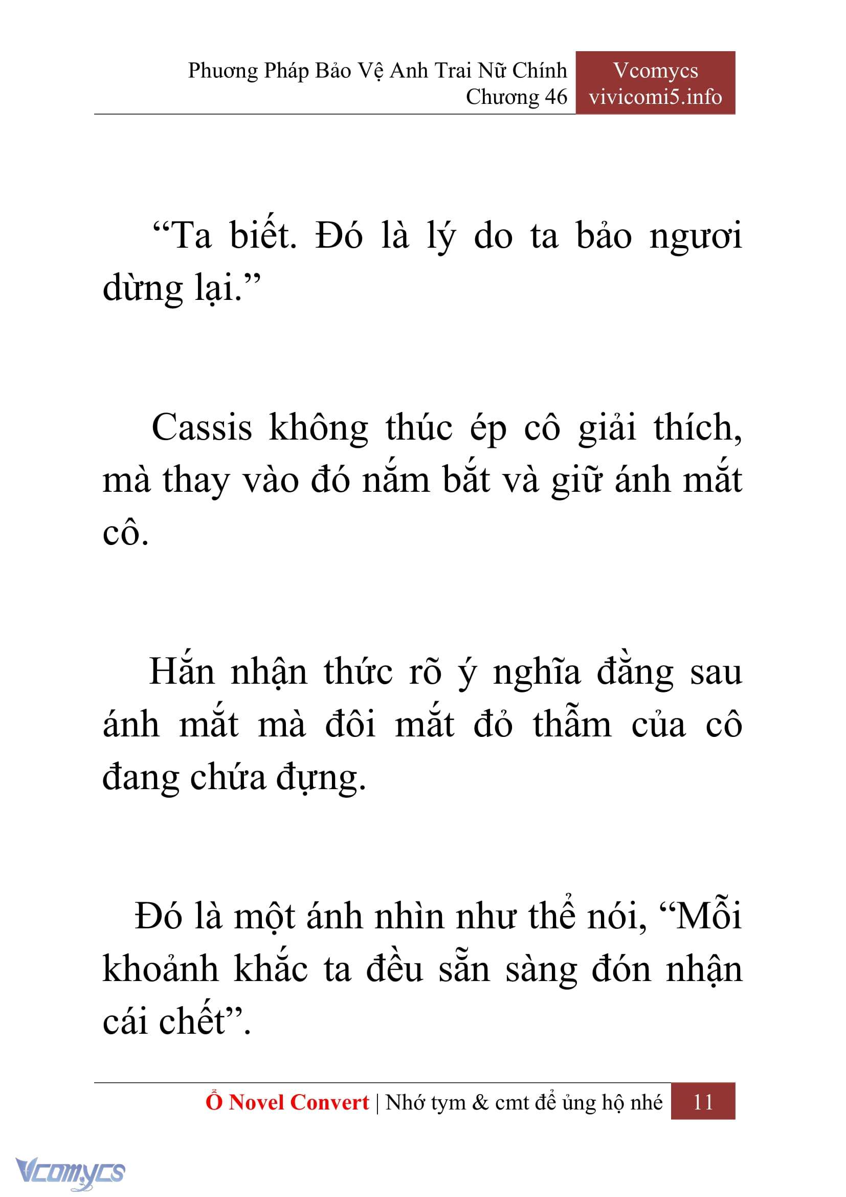 [Novel] Phương Pháp Bảo Vệ Anh Trai Nữ Chính Chap 46 - Trang 2