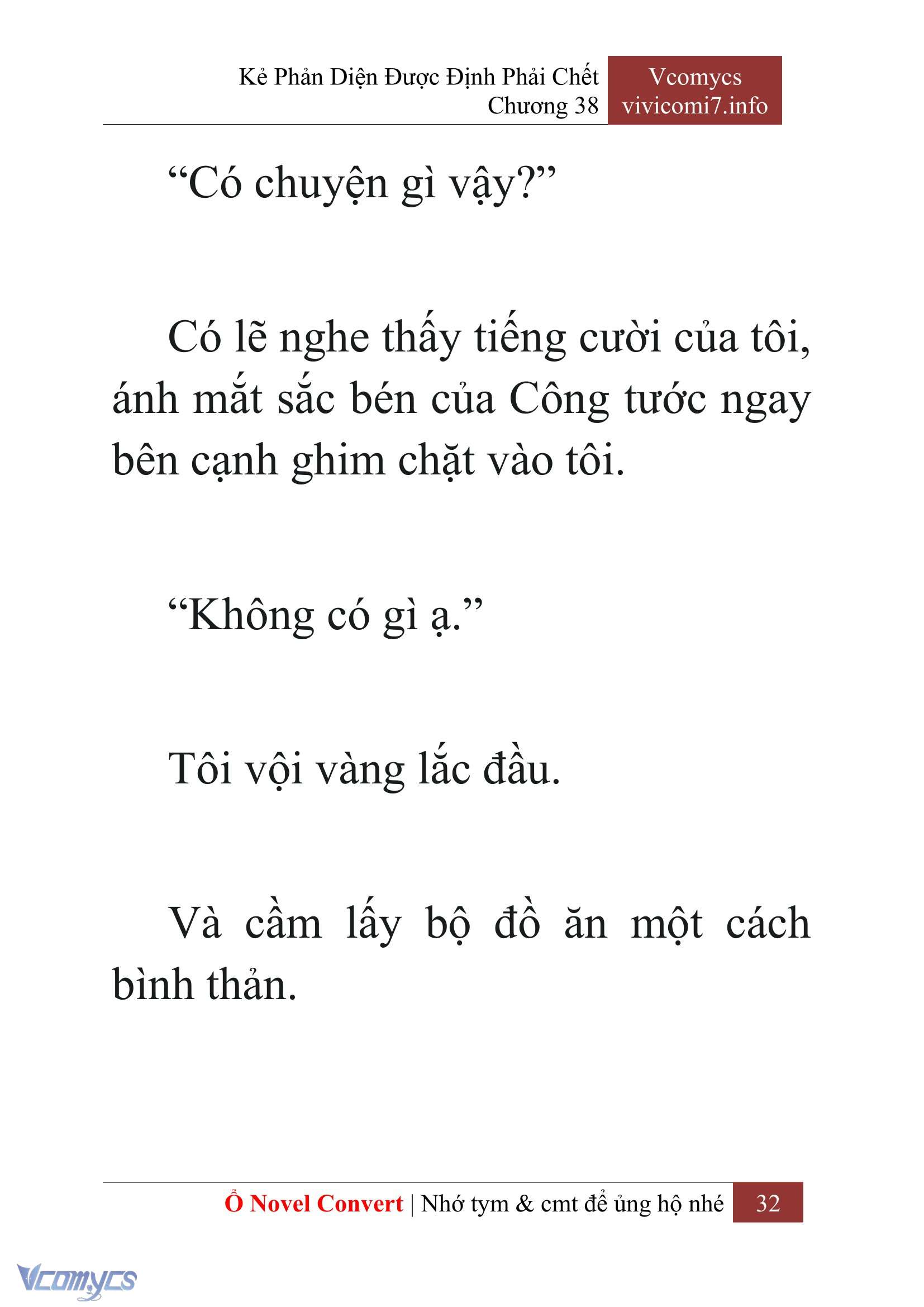 [Novel] Kẻ Phản Diện Được Định Phải Chết Chap 38 - Trang 2