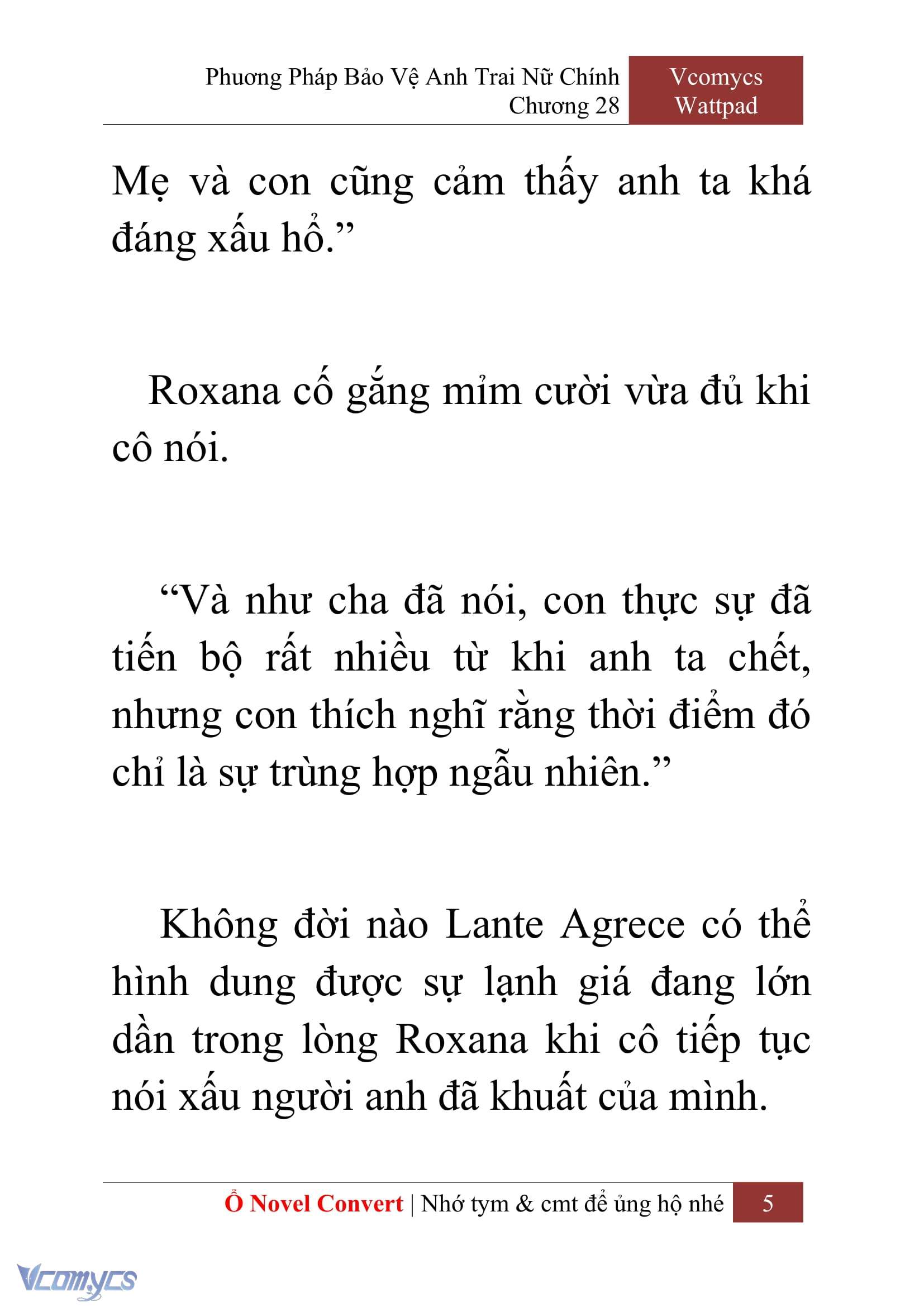 [Novel] Phương Pháp Bảo Vệ Anh Trai Nữ Chính Chap 28 - Trang 2