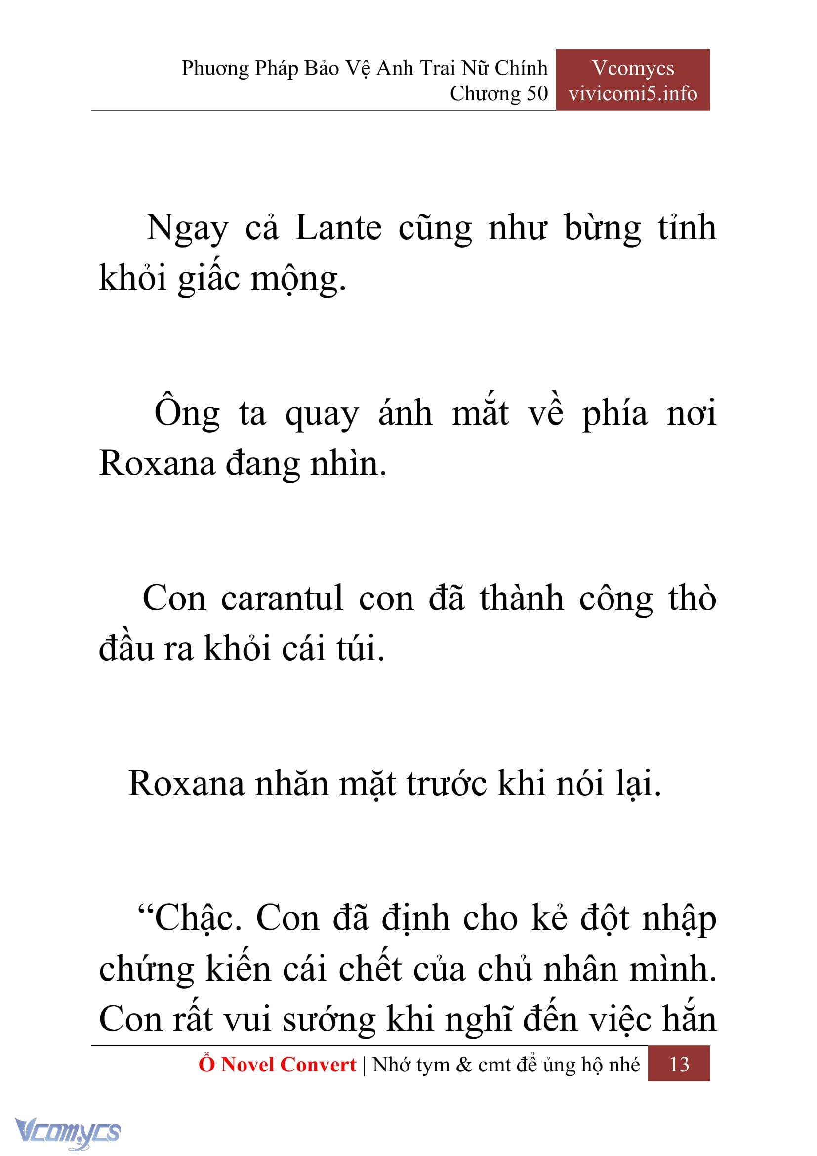 [Novel] Phương Pháp Bảo Vệ Anh Trai Nữ Chính Chap 50 - Trang 2