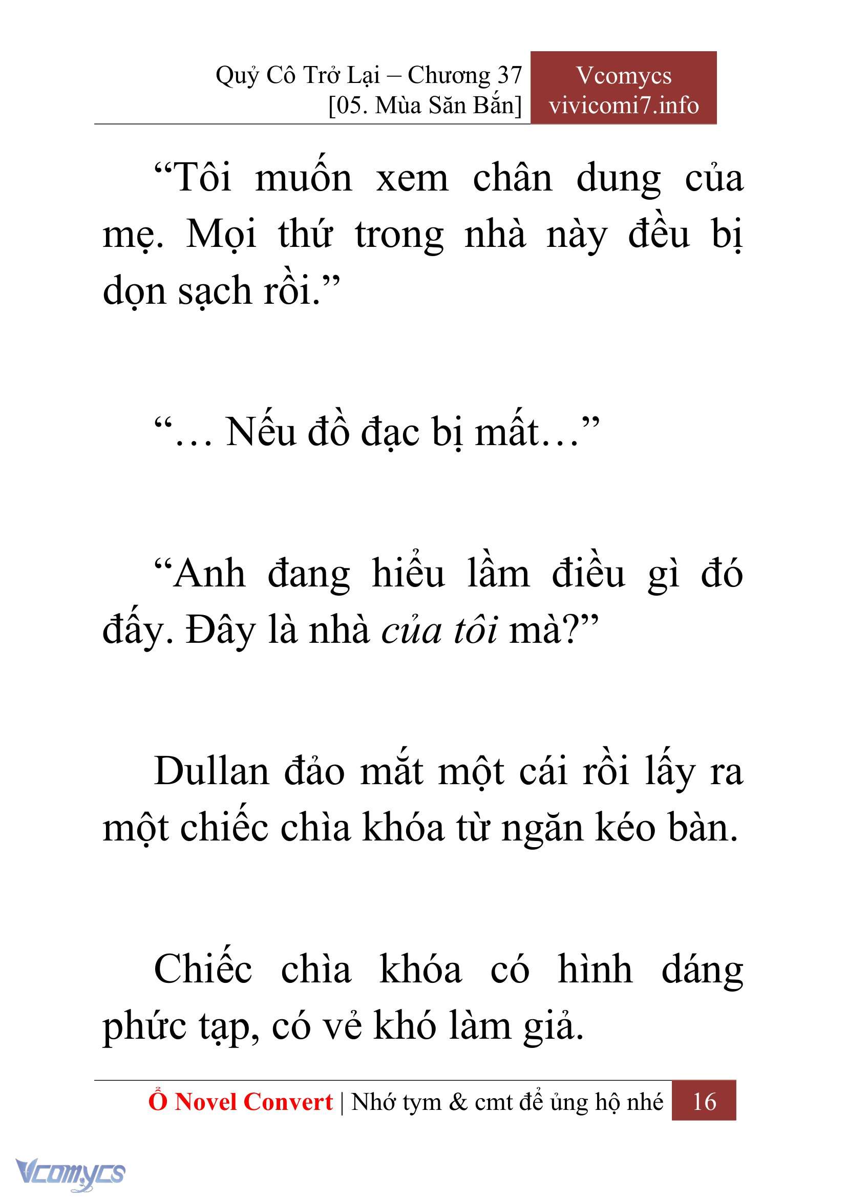 [Novel] Quý Cô Trở Lại Chap 37 - Trang 2