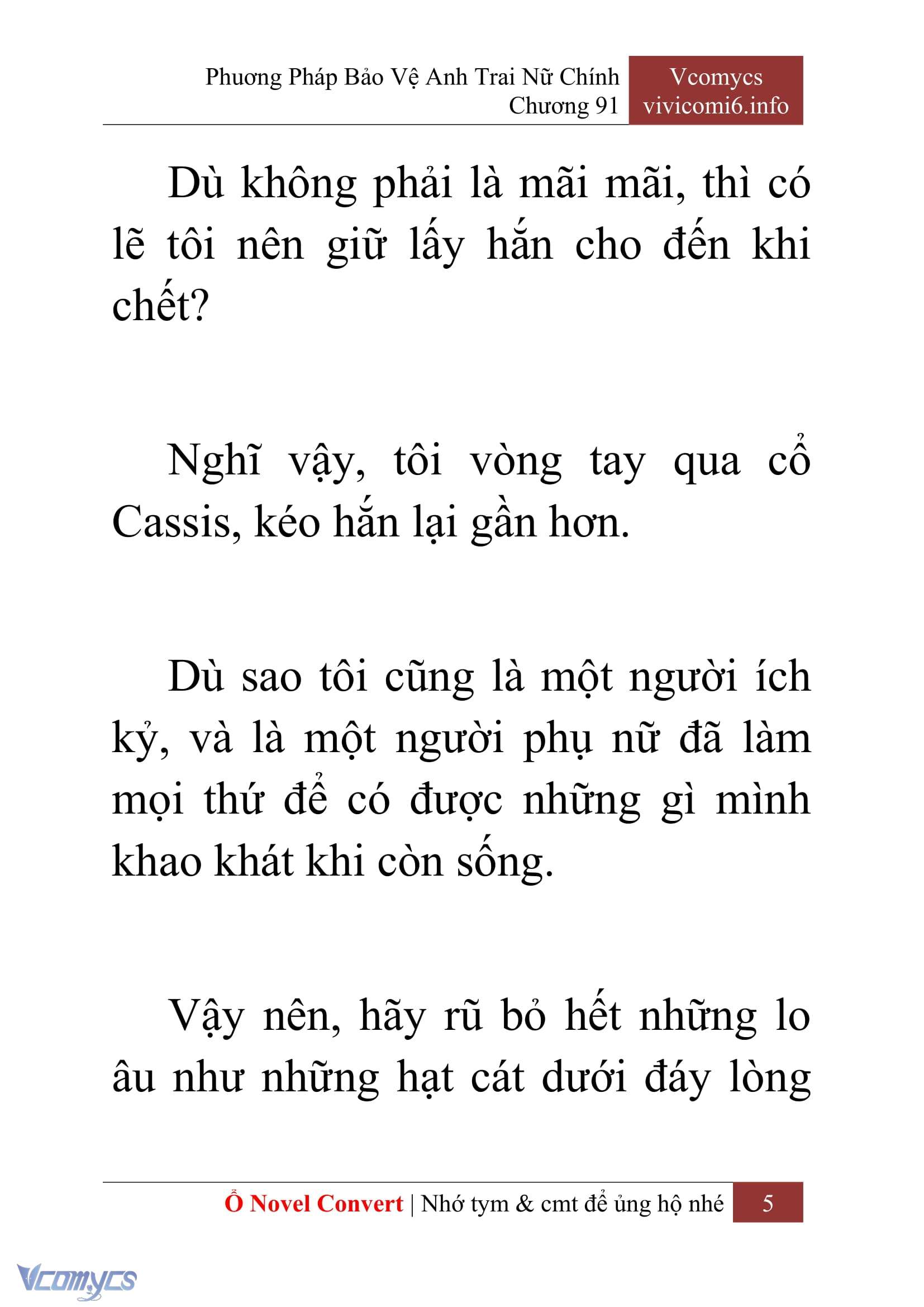 [Novel] Phương Pháp Bảo Vệ Anh Trai Nữ Chính Chap 91 - Trang 2