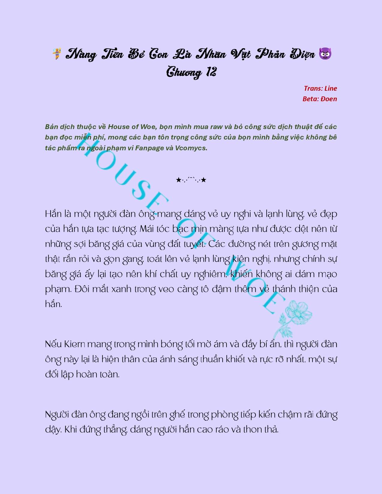 [NOVEL] NÀNG TIÊN BÉ CON LÀ NHÂN VẬT PHẢN DIỆN Chap 12 - Trang 2