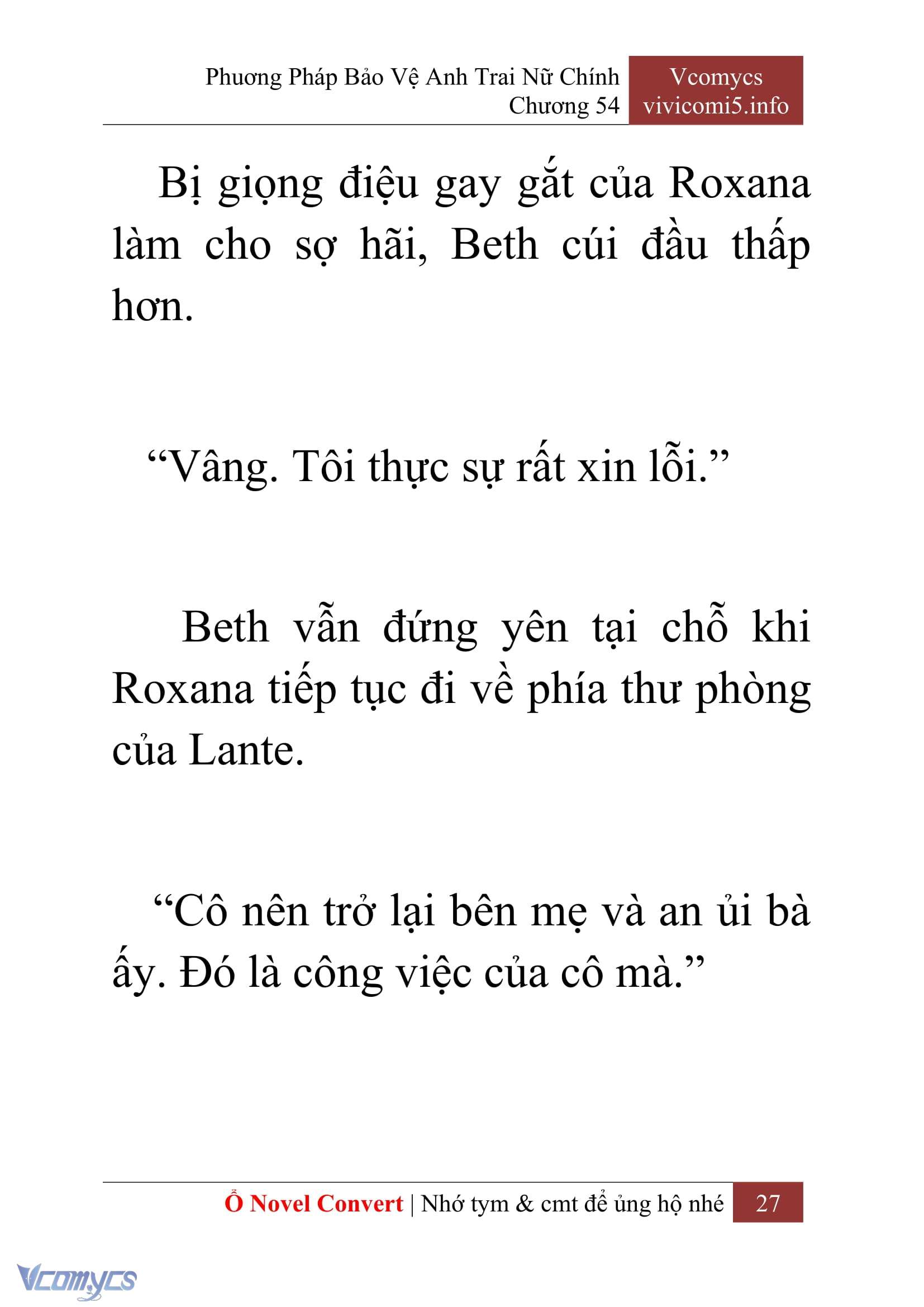 [Novel] Phương Pháp Bảo Vệ Anh Trai Nữ Chính Chap 54 - Trang 2
