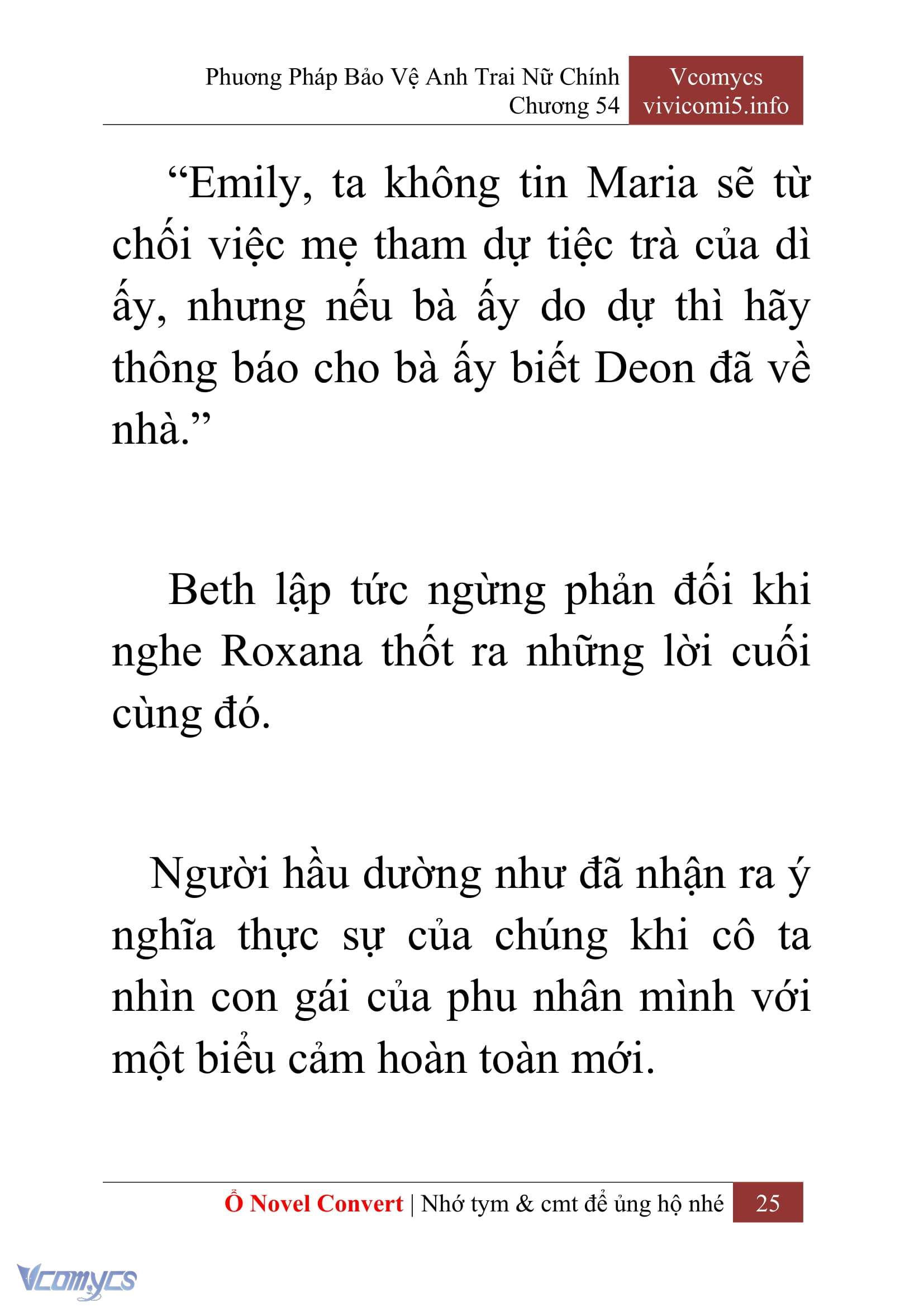 [Novel] Phương Pháp Bảo Vệ Anh Trai Nữ Chính Chap 54 - Trang 2