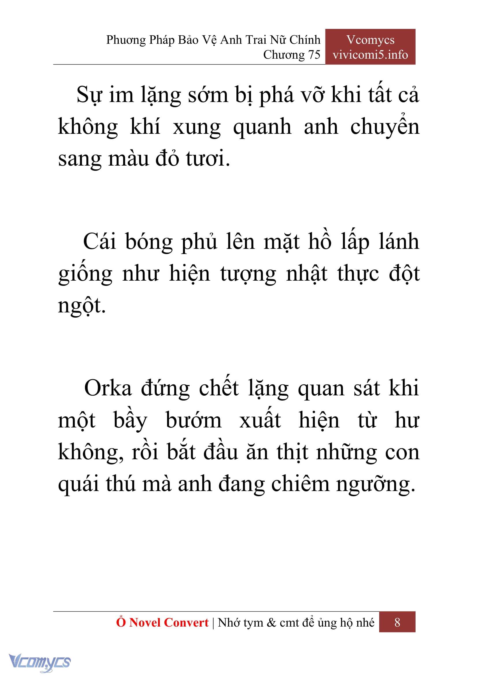 [Novel] Phương Pháp Bảo Vệ Anh Trai Nữ Chính Chap 75 - Trang 2
