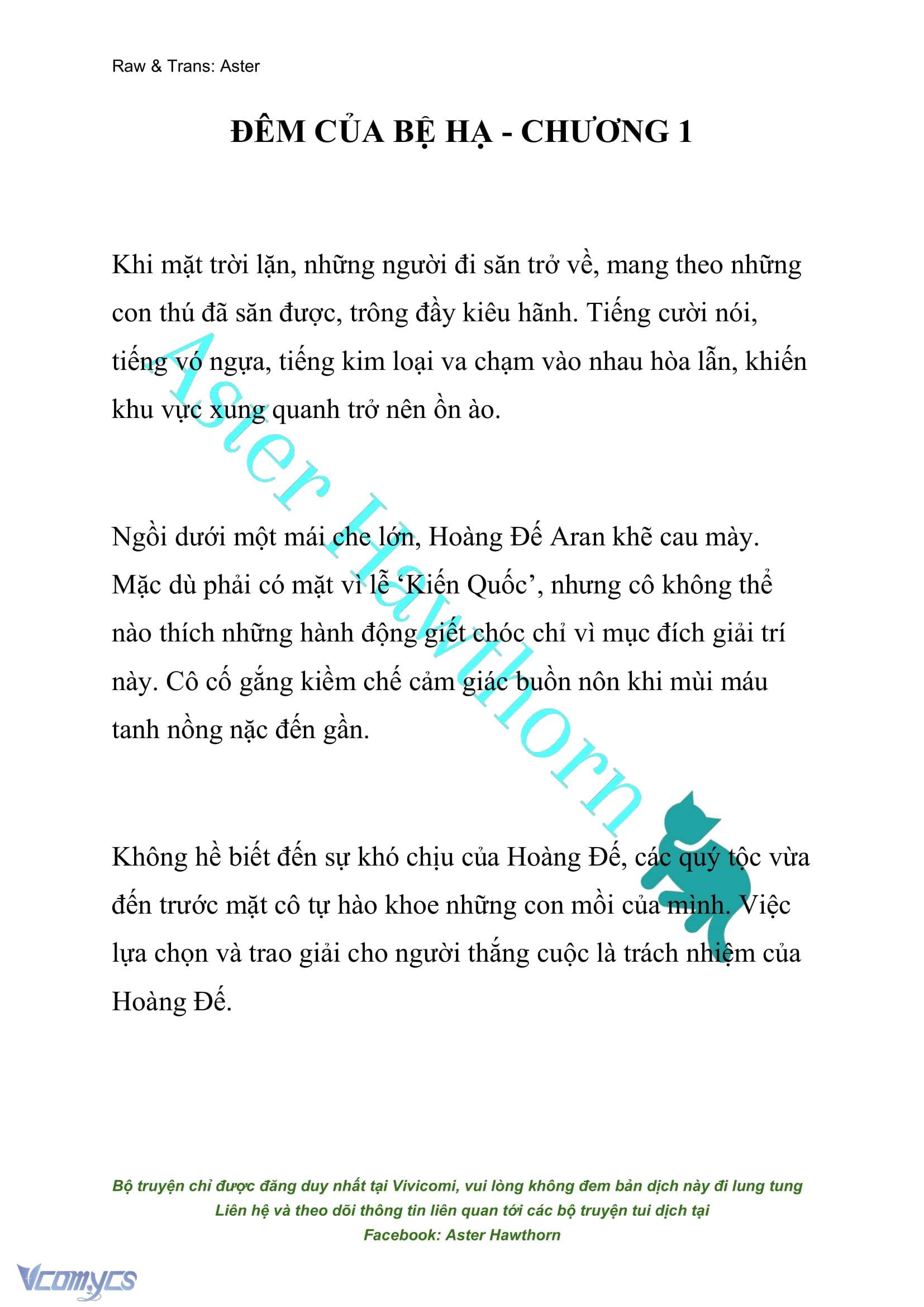 [NOVEL] Đêm Của Bệ Hạ Chap 1 - Trang 2