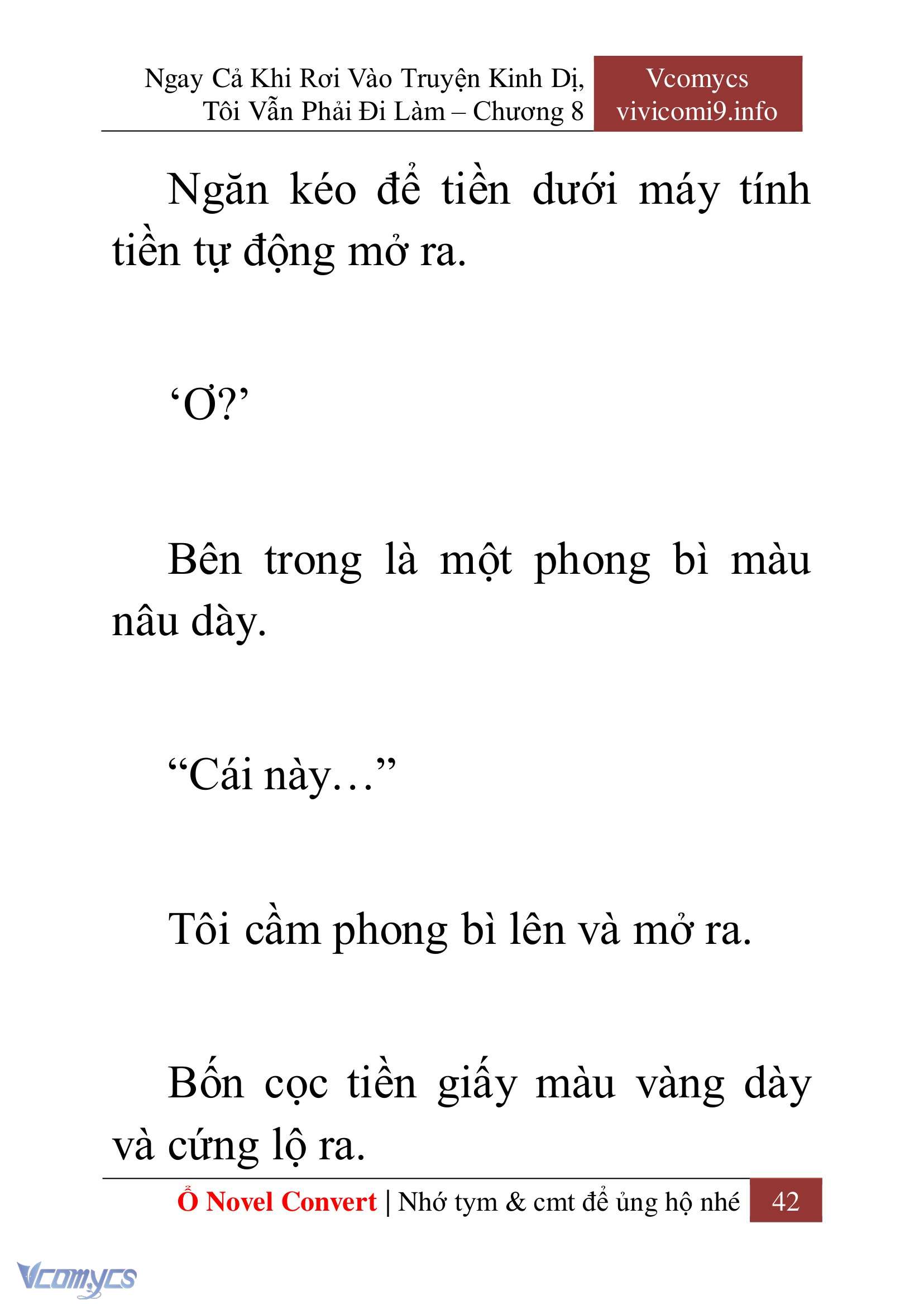 [Novel] Ngay Cả Khi Rơi Vào Truyện Kinh Dị, Tôi Vẫn Phải Đi Làm Chap 8 - Trang 2