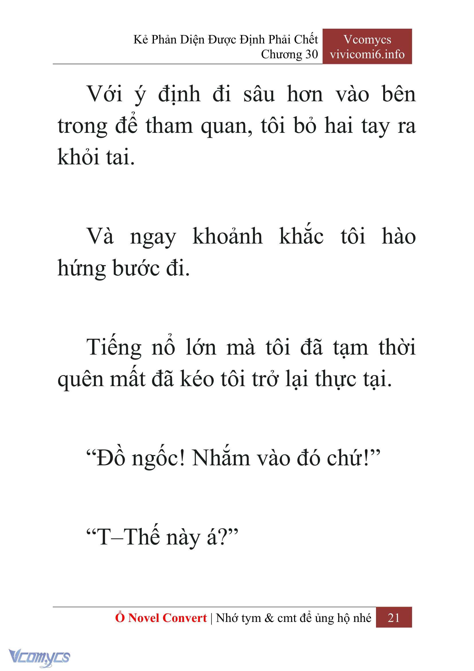 [Novel] Kẻ Phản Diện Được Định Phải Chết Chap 30 - Next Chap 31