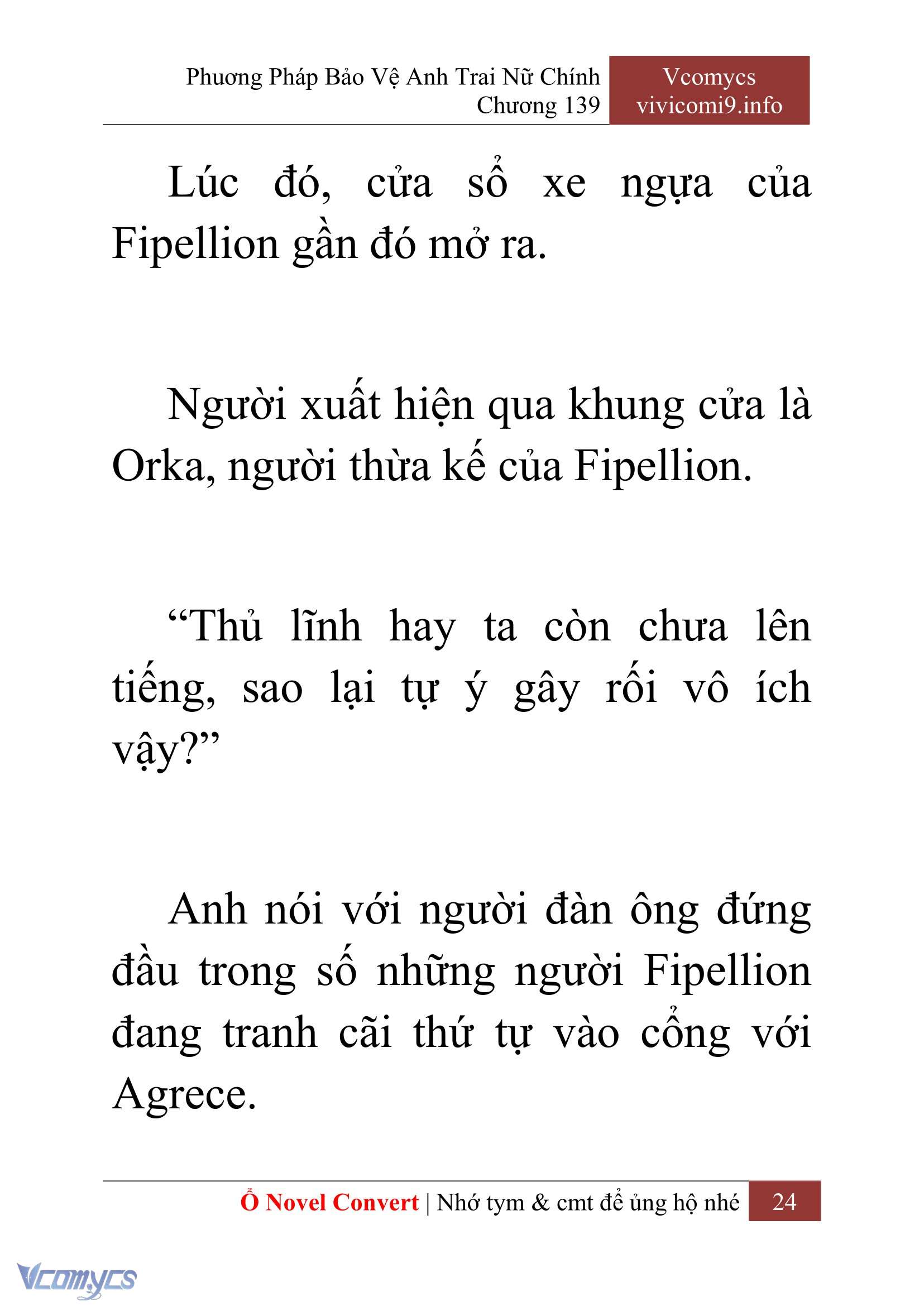 [Novel] Phương Pháp Bảo Vệ Anh Trai Nữ Chính Chap 139 - Next 
