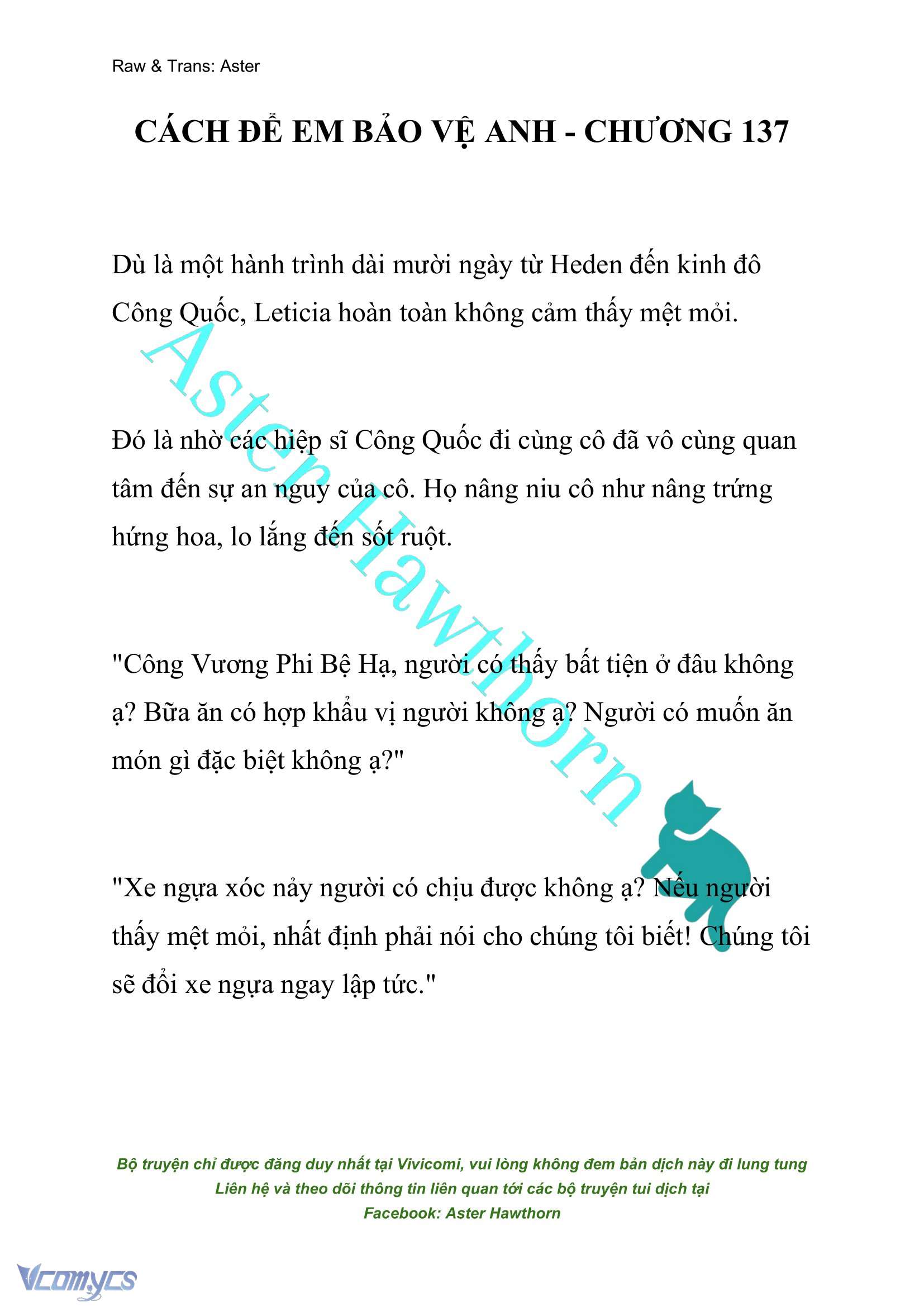 [NOVEL] Cách Để Em Bảo Vệ Anh Chap 137 - Trang 2
