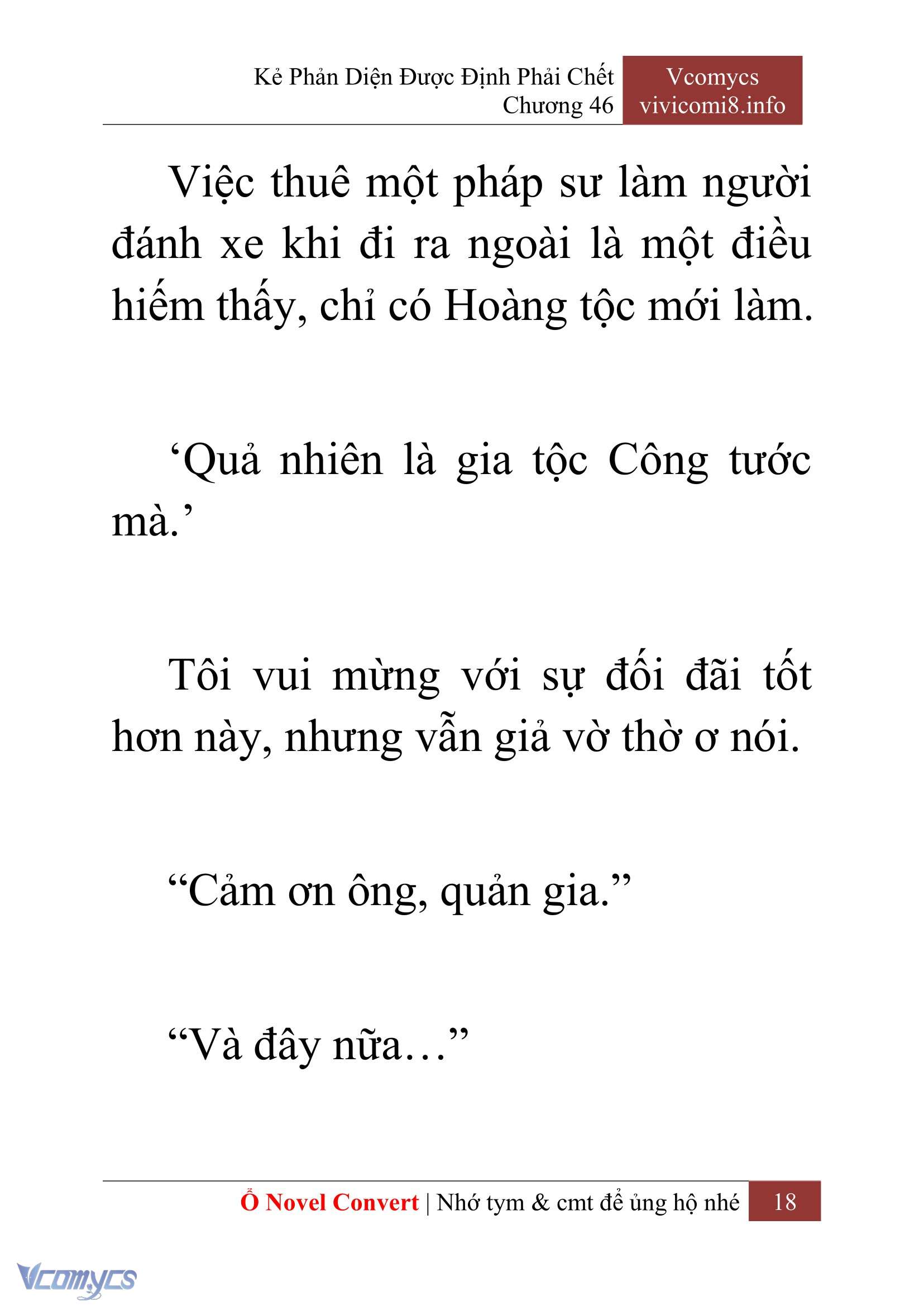 [Novel] Kẻ Phản Diện Được Định Phải Chết Chap 46 - Next Chap 47