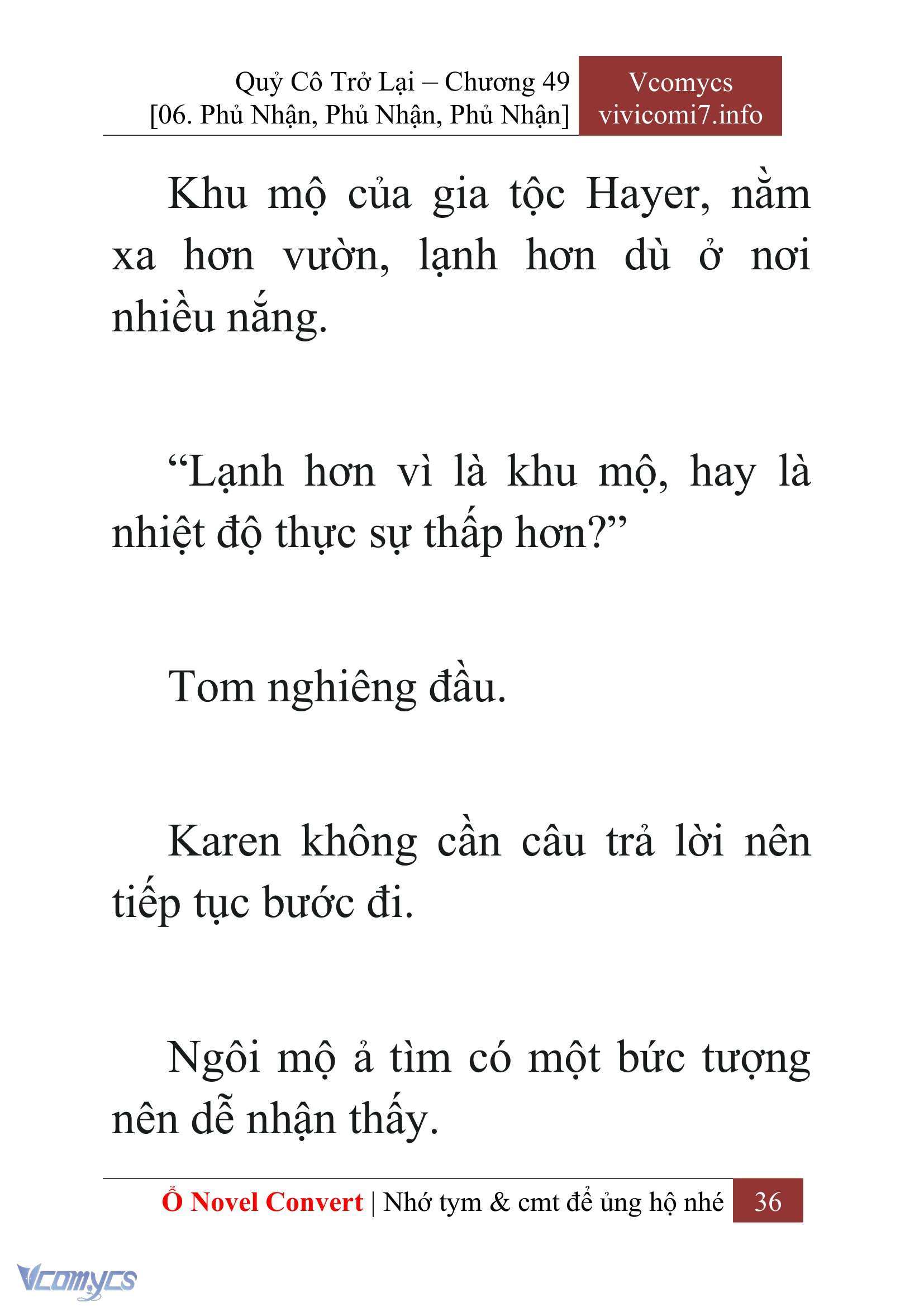 [Novel] Quý Cô Trở Lại Chap 49 - Trang 2