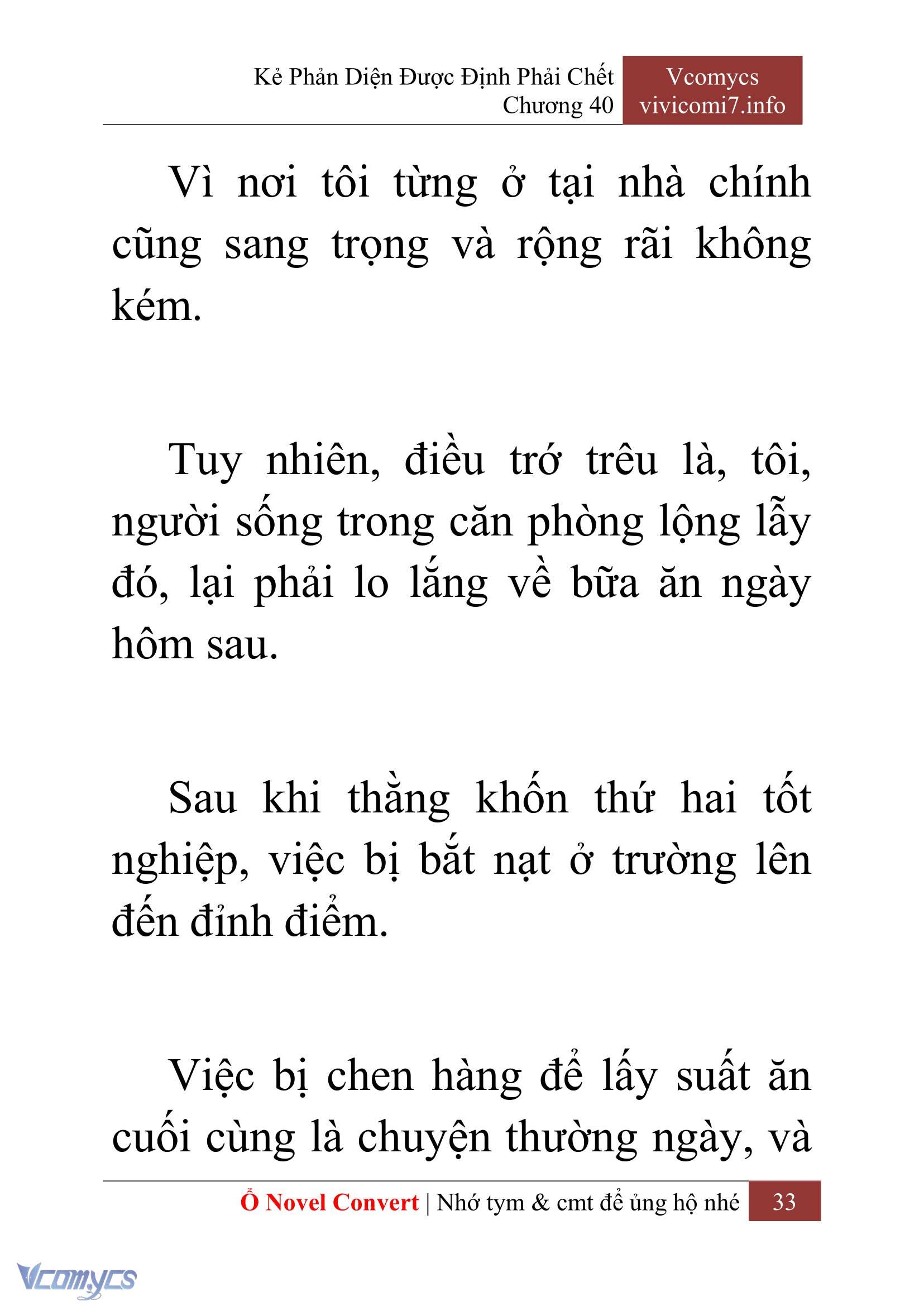 [Novel] Kẻ Phản Diện Được Định Phải Chết Chap 40 - Trang 2