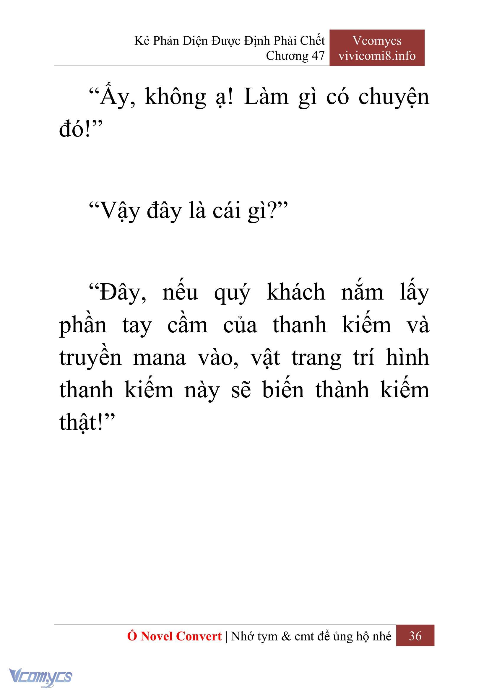 [Novel] Kẻ Phản Diện Được Định Phải Chết Chap 47 - Next Chap 48