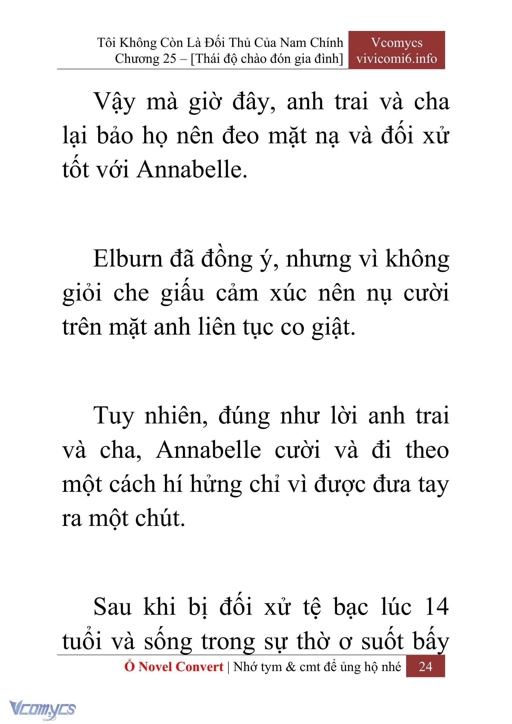 [Novel] Tôi Không Còn Là Đối Thủ Của Nam Chính Chap 25 - Trang 2