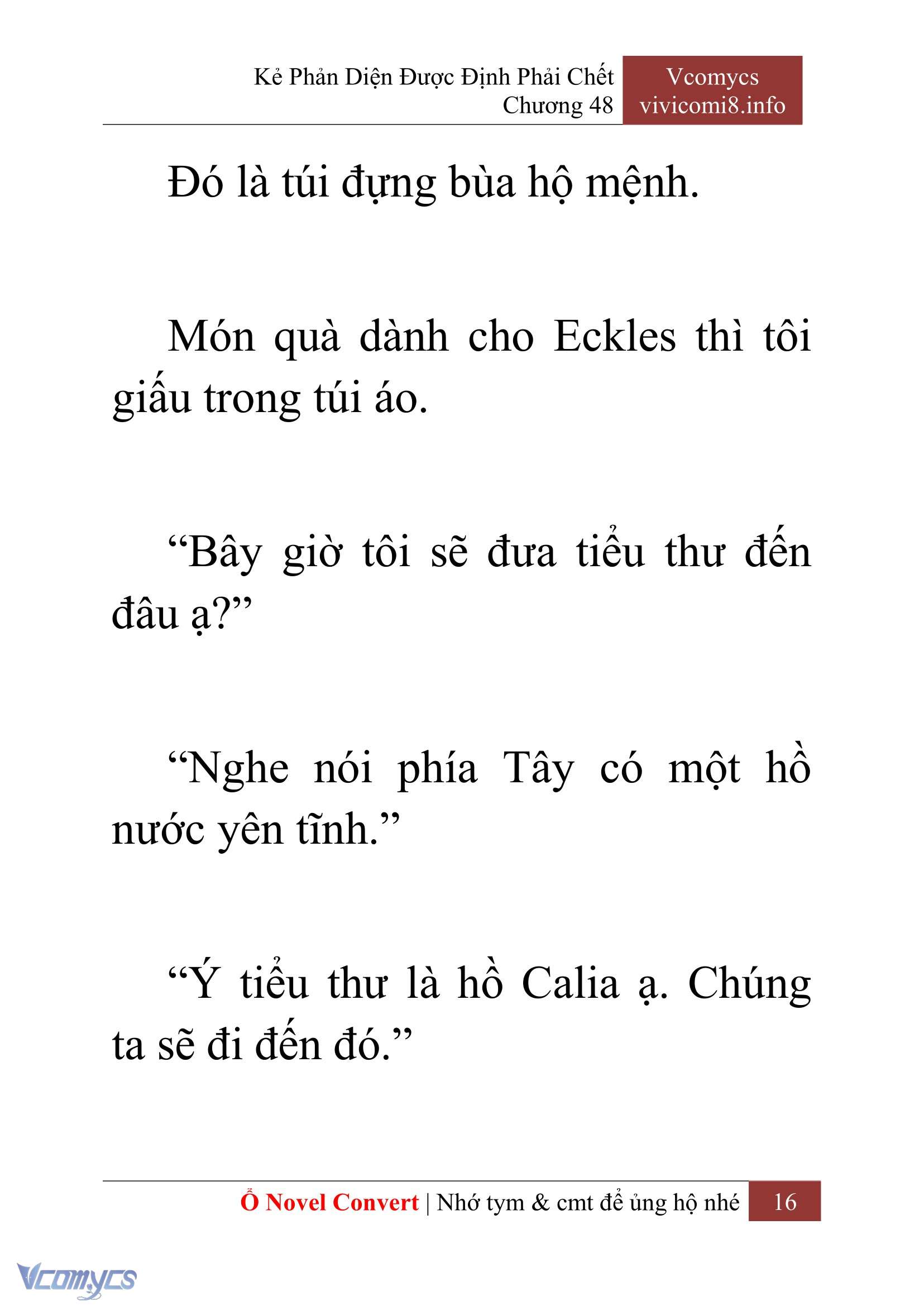 [Novel] Kẻ Phản Diện Được Định Phải Chết Chap 48 - Next 
