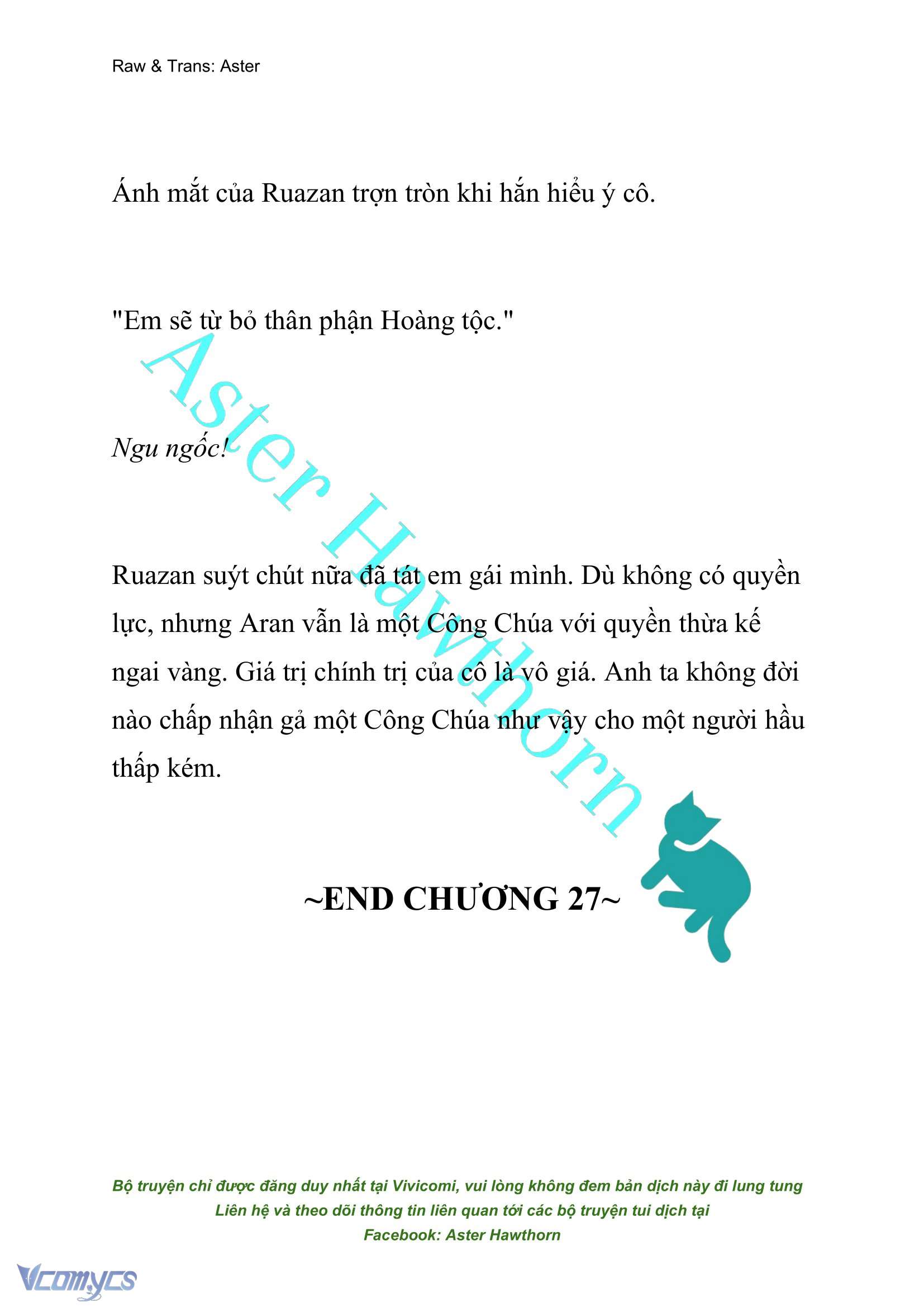 [NOVEL] Đêm Của Bệ Hạ Chap 27 - Trang 2