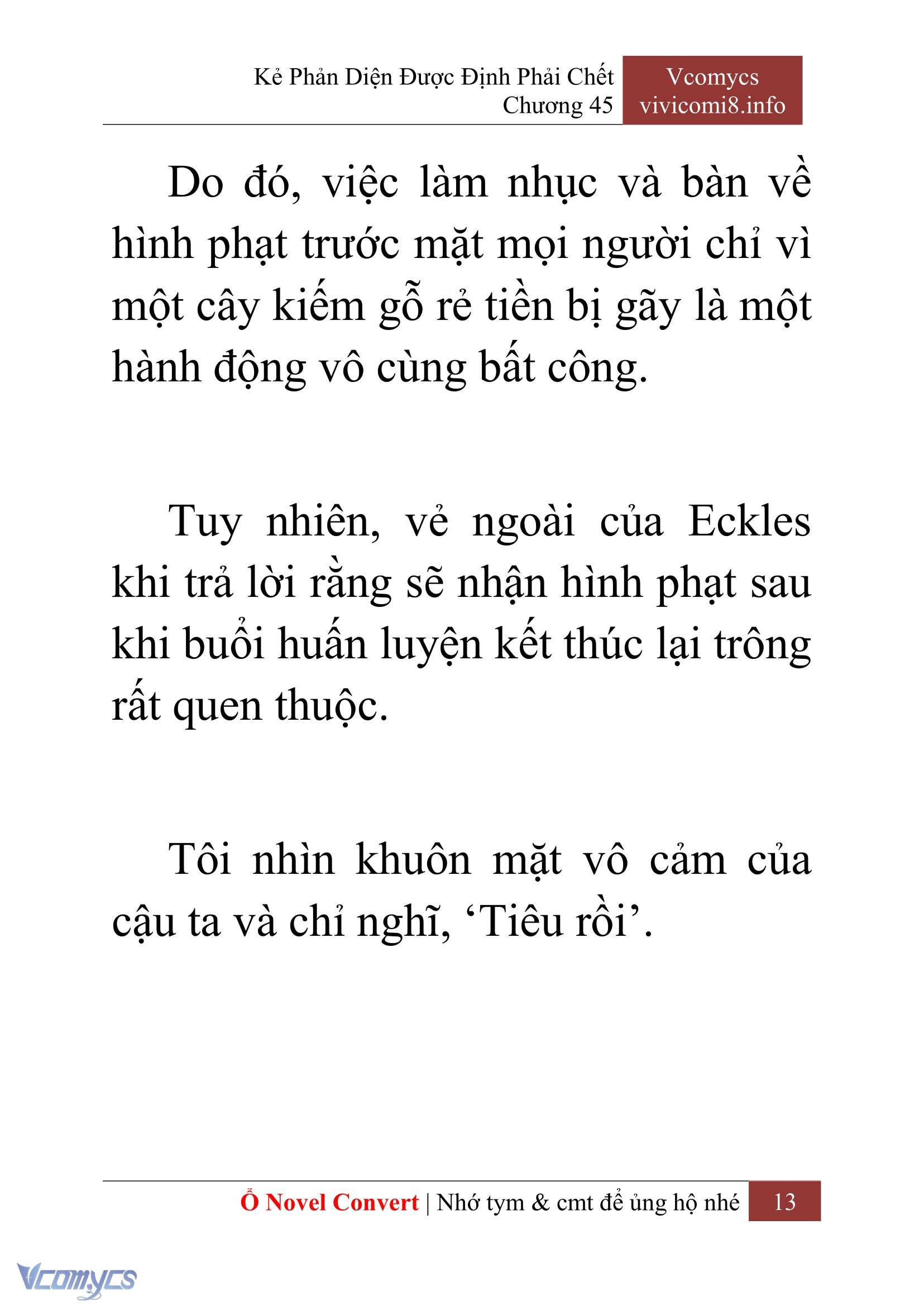 [Novel] Kẻ Phản Diện Được Định Phải Chết Chap 45 - Next Chap 46