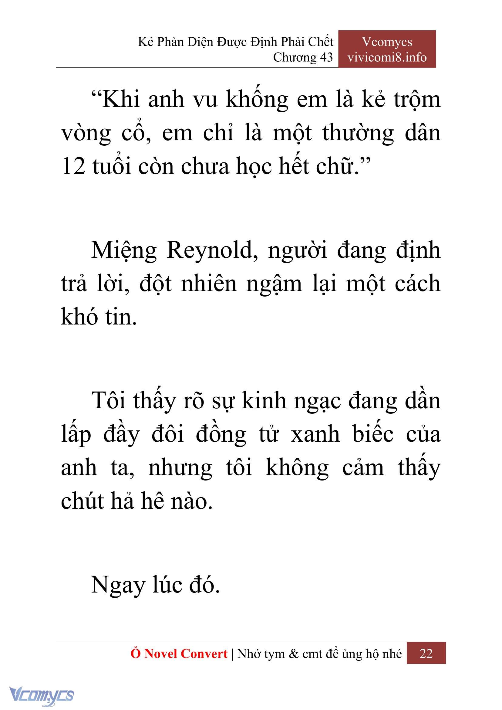 [Novel] Kẻ Phản Diện Được Định Phải Chết Chap 43 - Trang 2