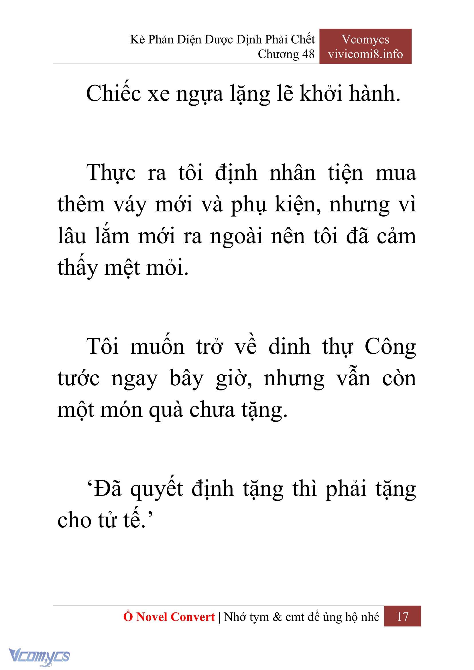 [Novel] Kẻ Phản Diện Được Định Phải Chết Chap 48 - Next 