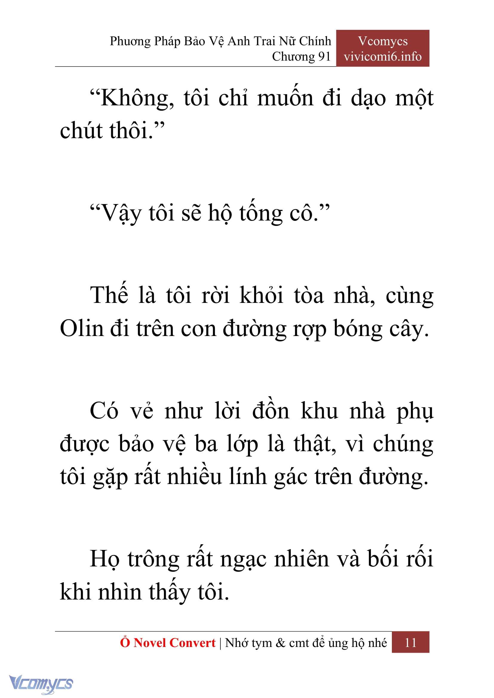 [Novel] Phương Pháp Bảo Vệ Anh Trai Nữ Chính Chap 91 - Next Chap 92