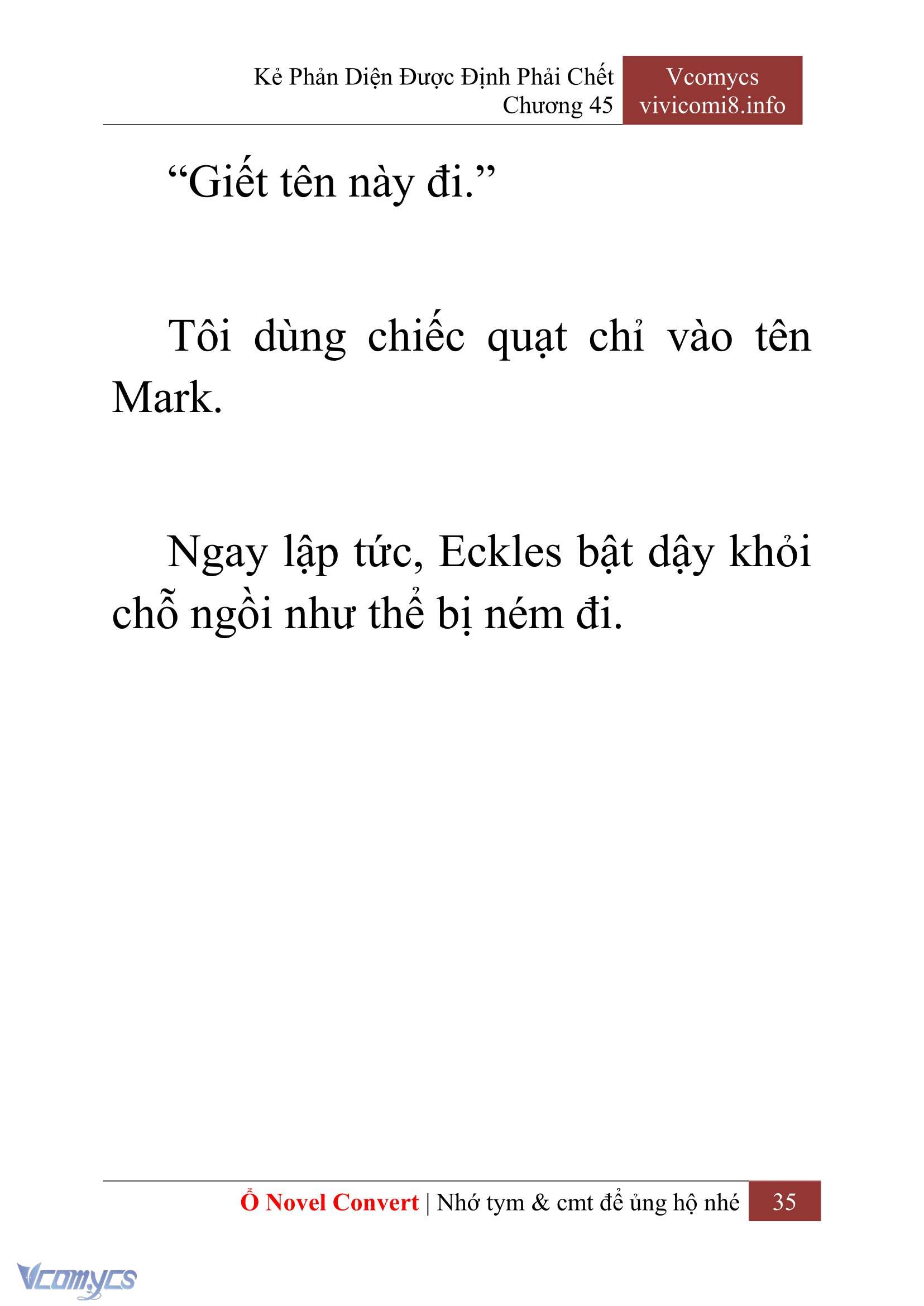 [Novel] Kẻ Phản Diện Được Định Phải Chết Chap 45 - Next Chap 46