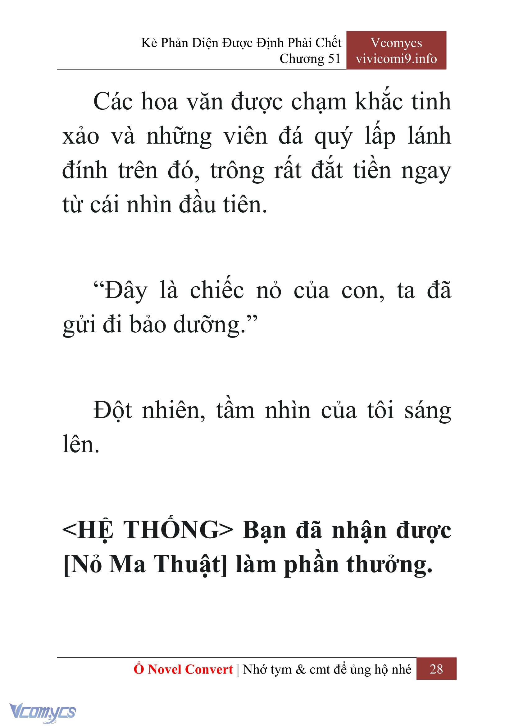 [Novel] Kẻ Phản Diện Được Định Phải Chết Chap 51 - Next Chap 52