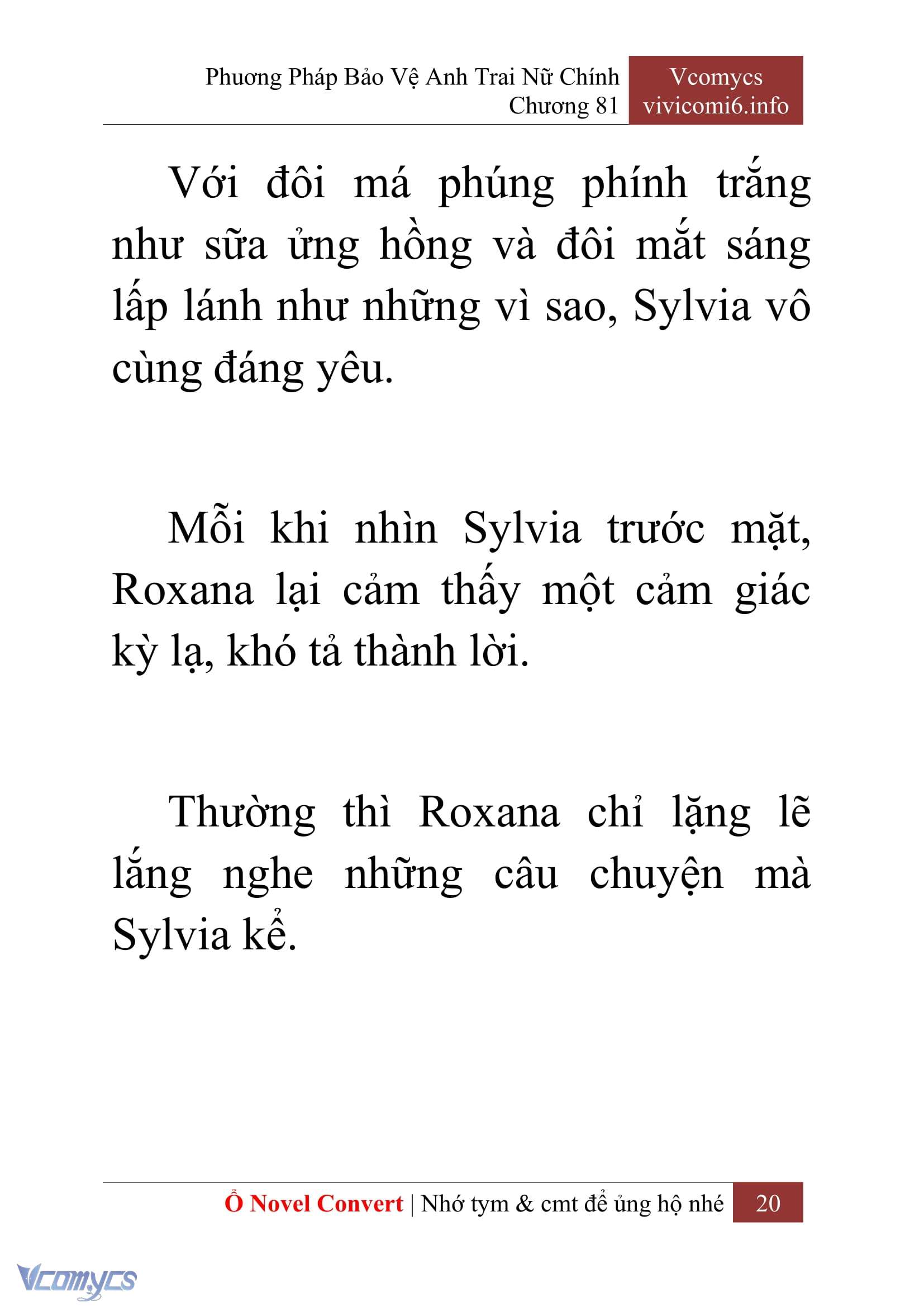 [Novel] Phương Pháp Bảo Vệ Anh Trai Nữ Chính Chap 81 - Trang 2
