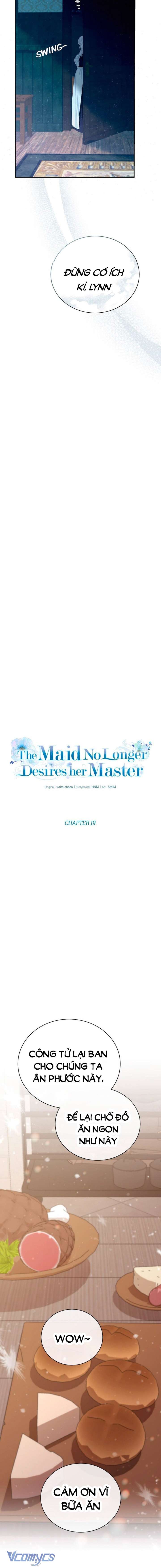 Hầu Nữ Không Còn Thèm Muốn Chủ Nhân Nữa Chapter 19 - Next Chapter 20