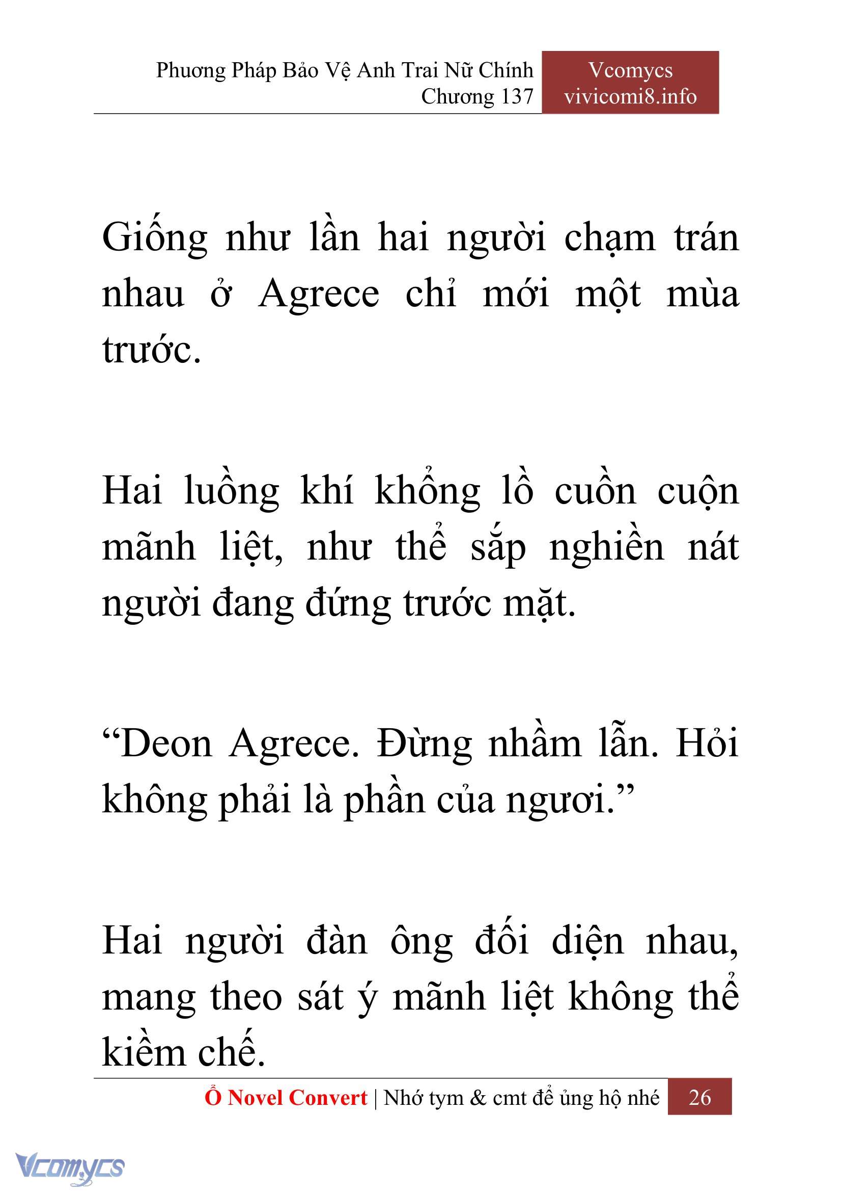 [Novel] Phương Pháp Bảo Vệ Anh Trai Nữ Chính Chap 137 - Next Chap 138