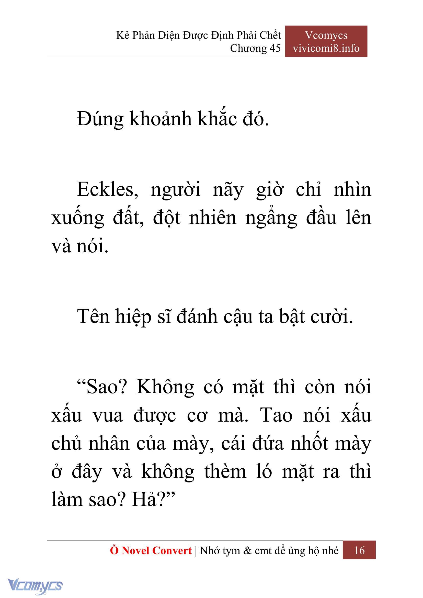 [Novel] Kẻ Phản Diện Được Định Phải Chết Chap 45 - Next Chap 46