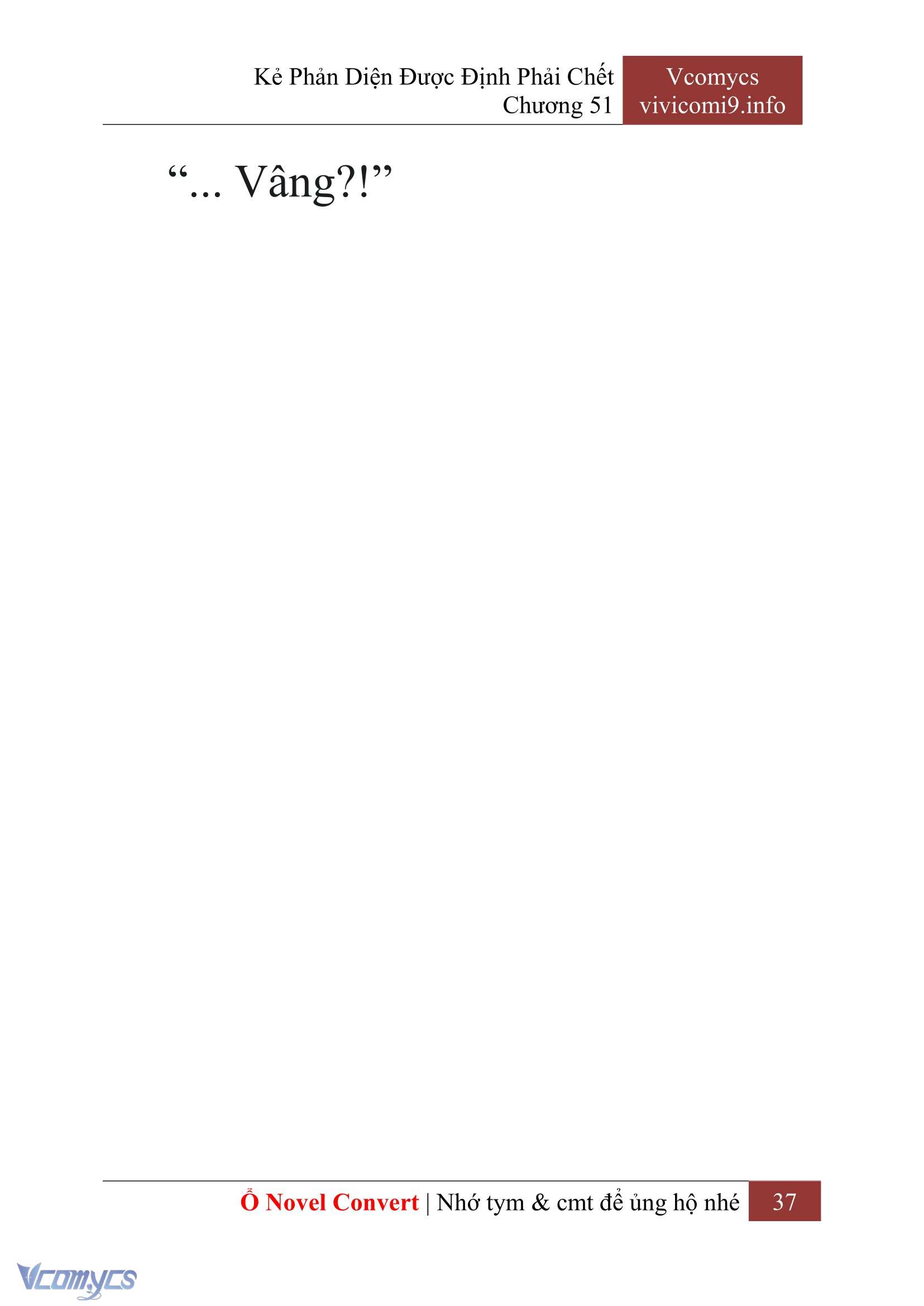 [Novel] Kẻ Phản Diện Được Định Phải Chết Chap 51 - Next Chap 52