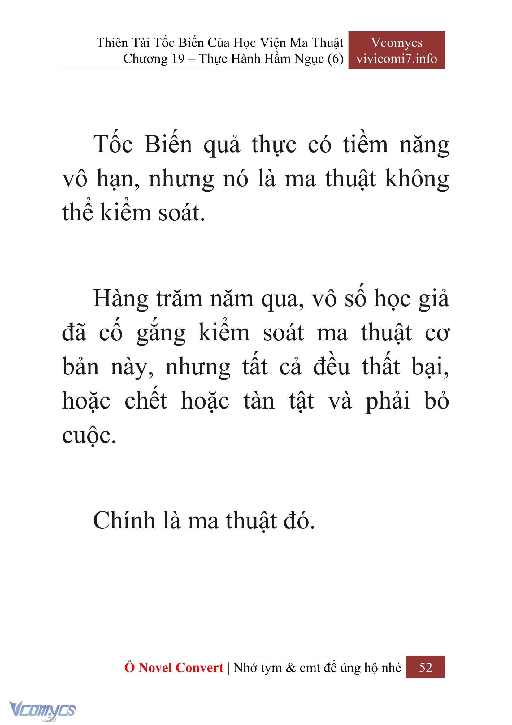 [Novel] Thiên Tài Tốc Biến Của Học Viện Ma Thuật Chap 19 - Next Chap 20